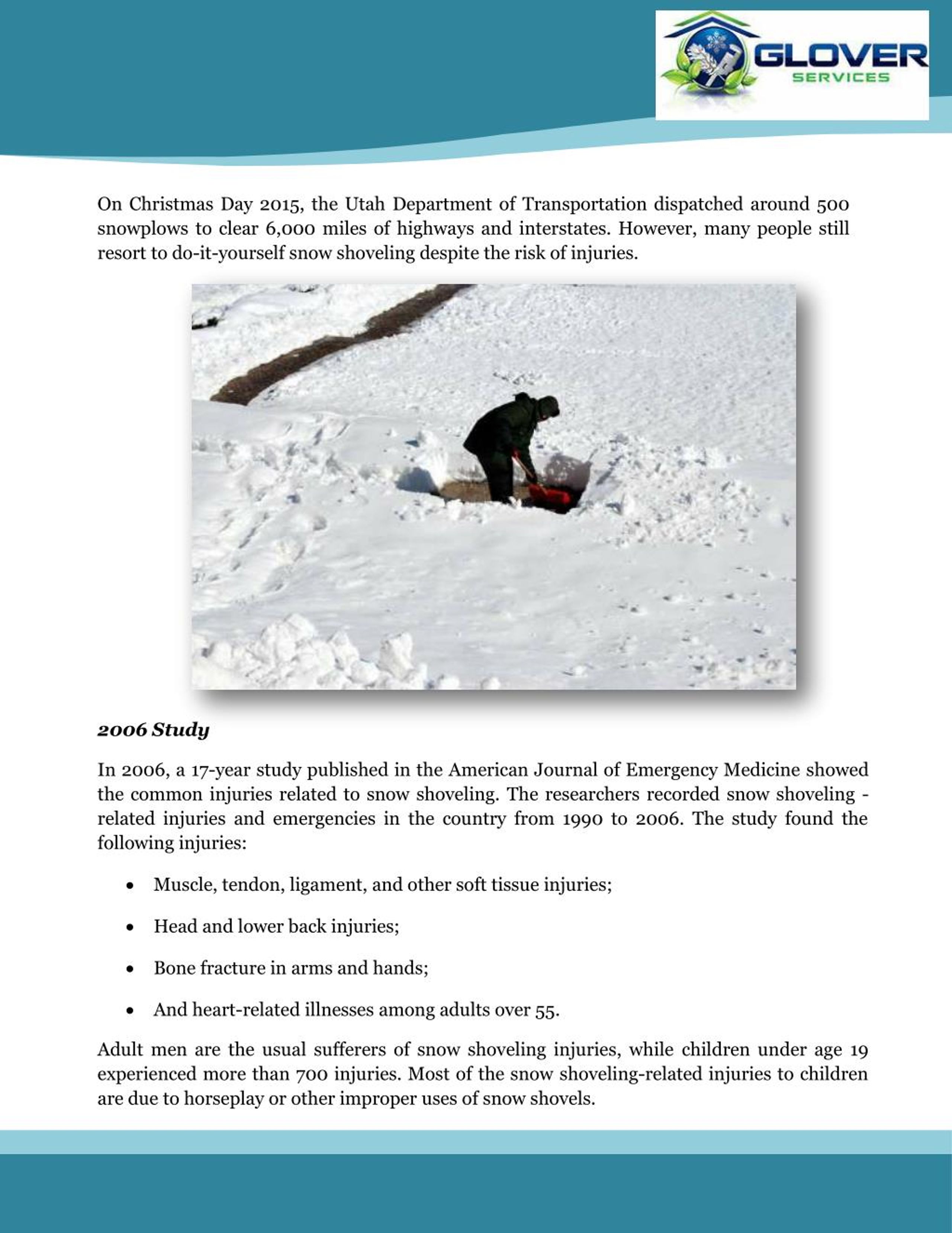 PPT Recent Statistics on Snow Shoveling and Its Related Injuries