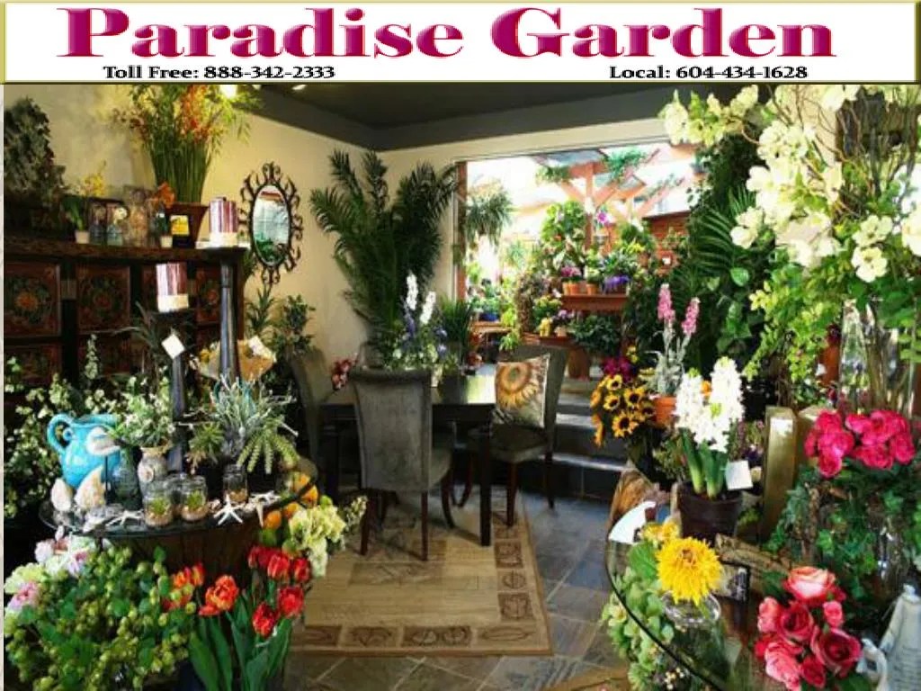 PPT flower shop vancouver PowerPoint Presentation, free download ID