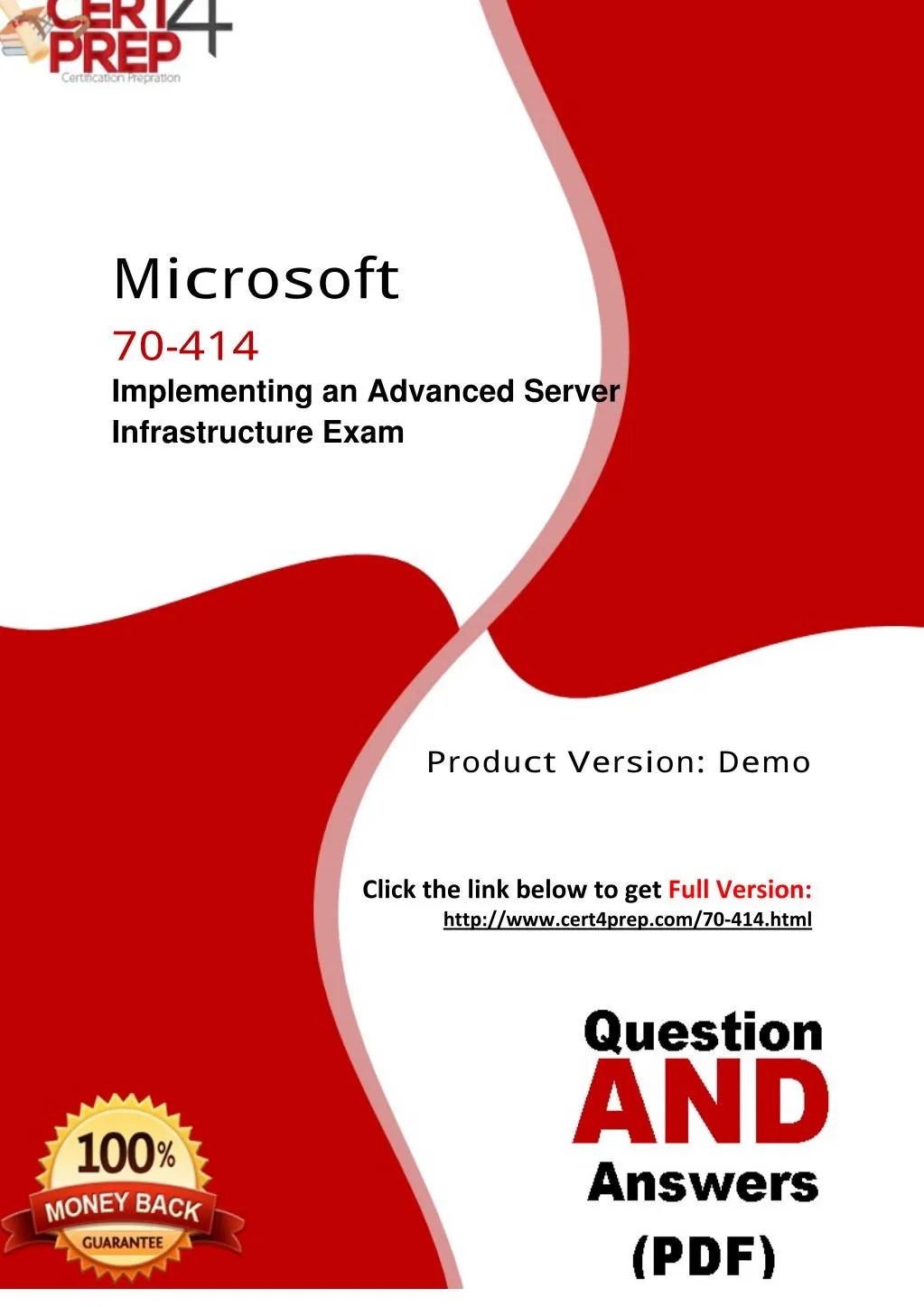 PPT 70414 Microsoft Exam Certification Test PDF Questions