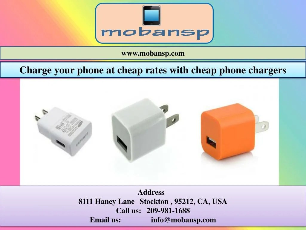 PPT Charge your phone at cheap rates with cheap phone chargers