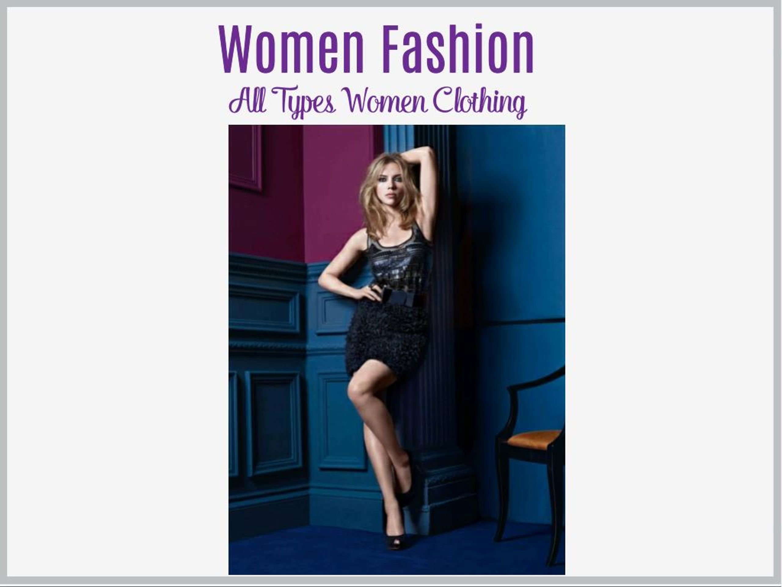 PPT Women Clothing PowerPoint Presentation, free download ID7302116