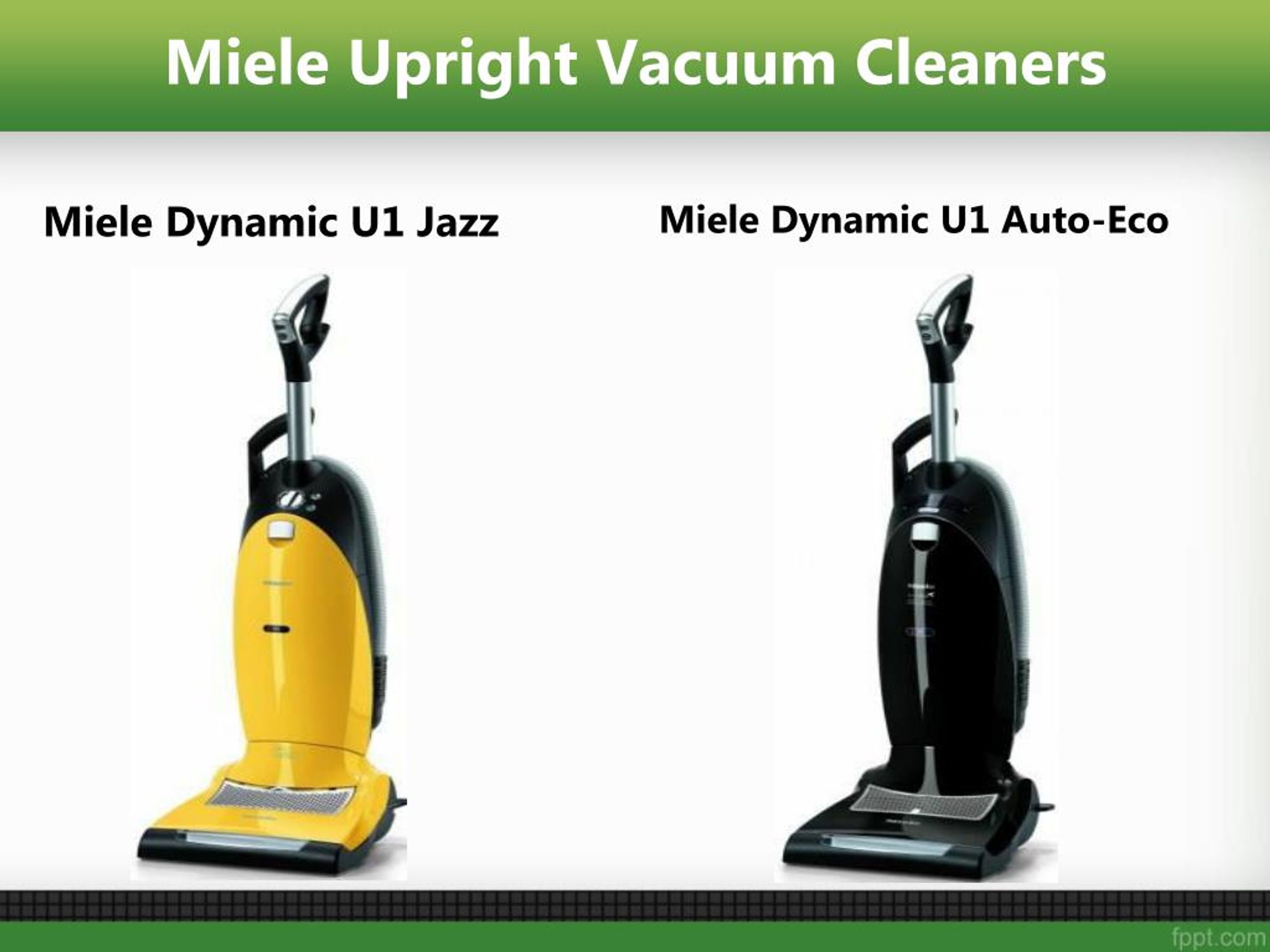 PPT Upright Vacuum Cleaners From Royal And Miele PowerPoint