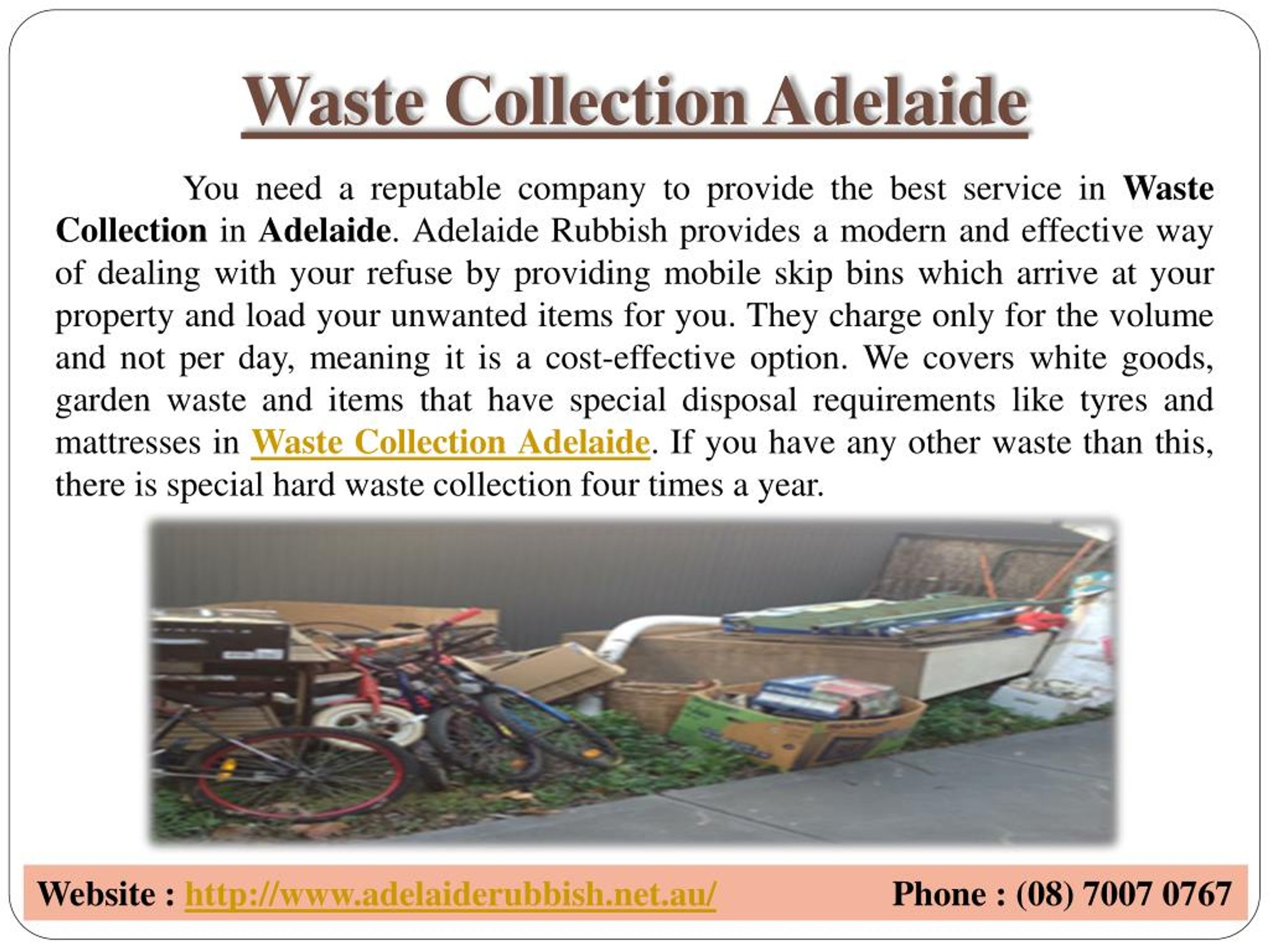 PPT Adelaide Rubbish Removal PowerPoint Presentation, free download