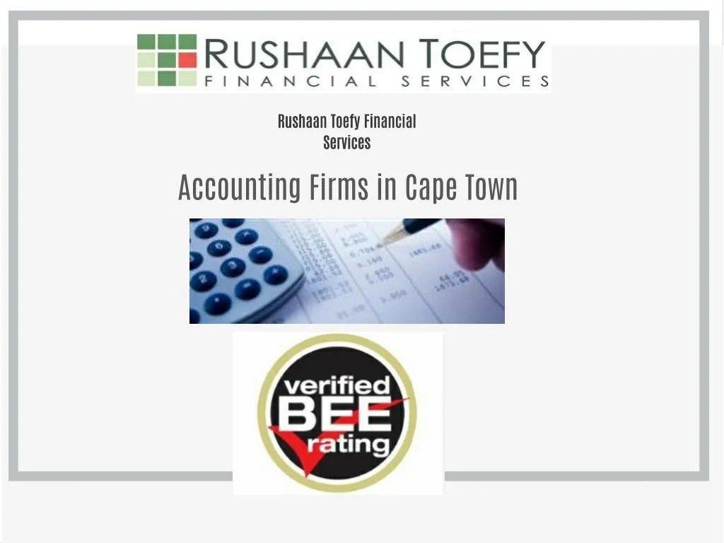 PPT Bookkeeping Services Cape Town PowerPoint Presentation, free