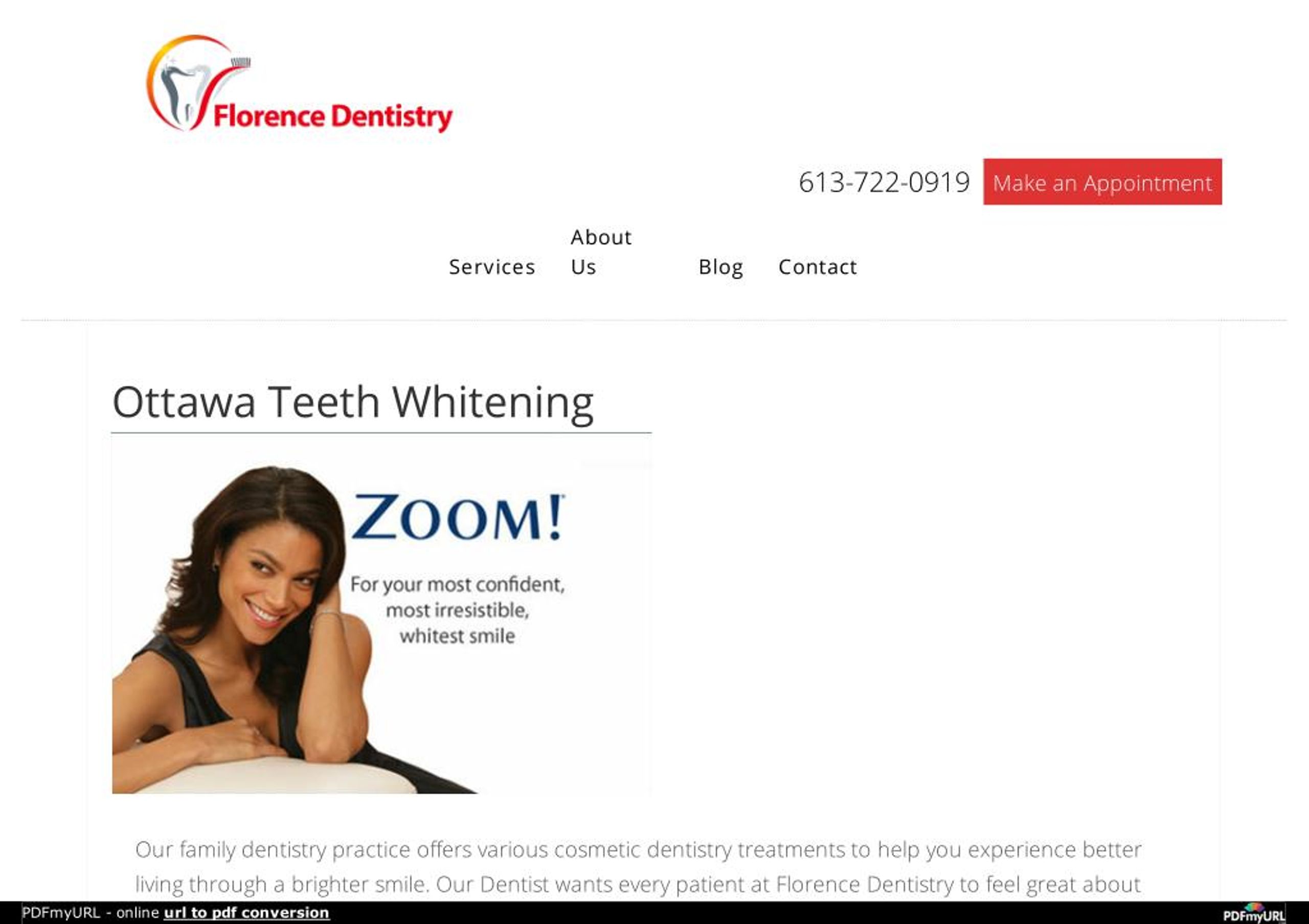 PPT Best Ottawa Teeth Whitening Zoom Teeth Whitening Service