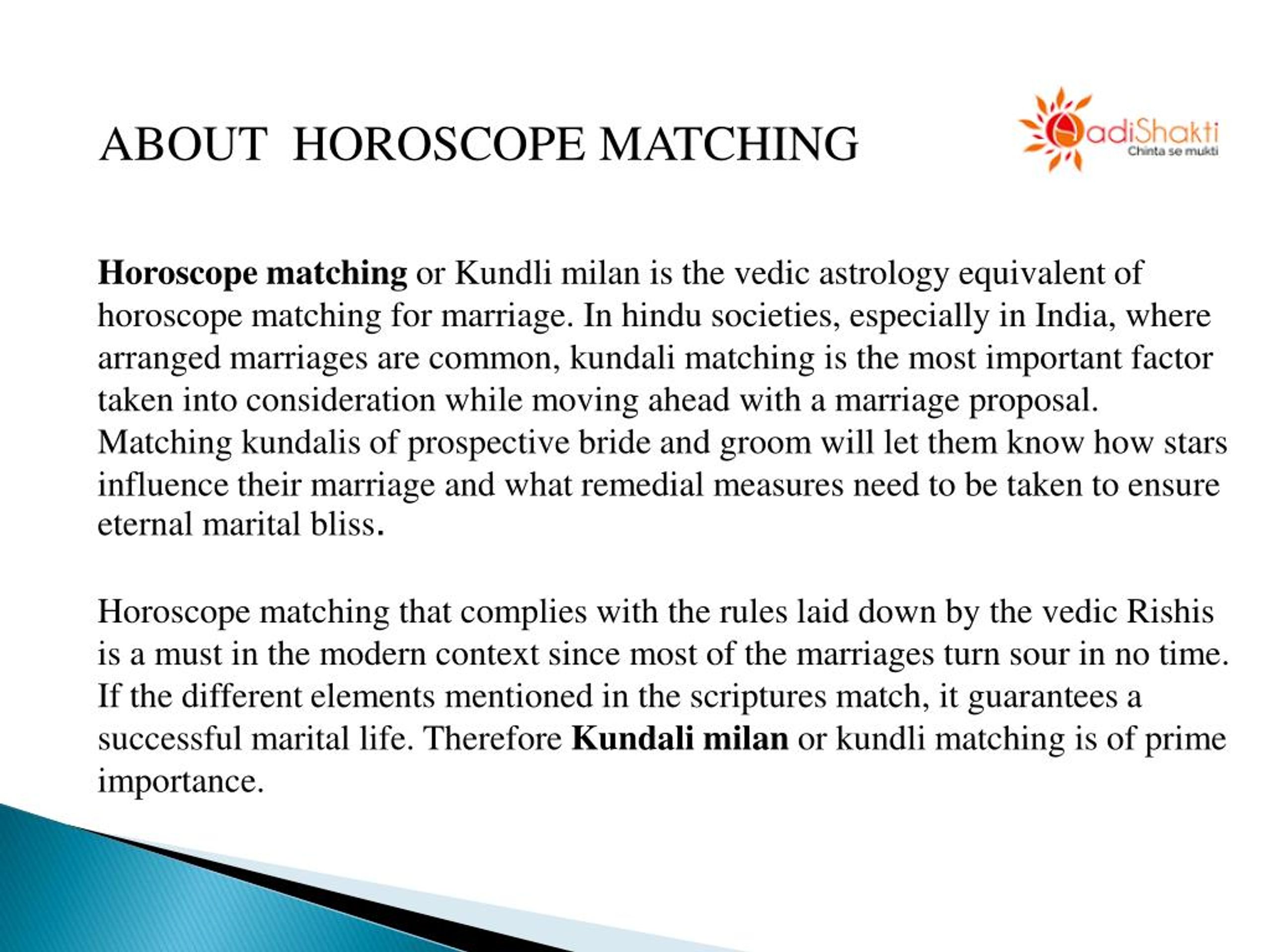 PPT Horoscope Matching Online Kundali Matching PowerPoint
