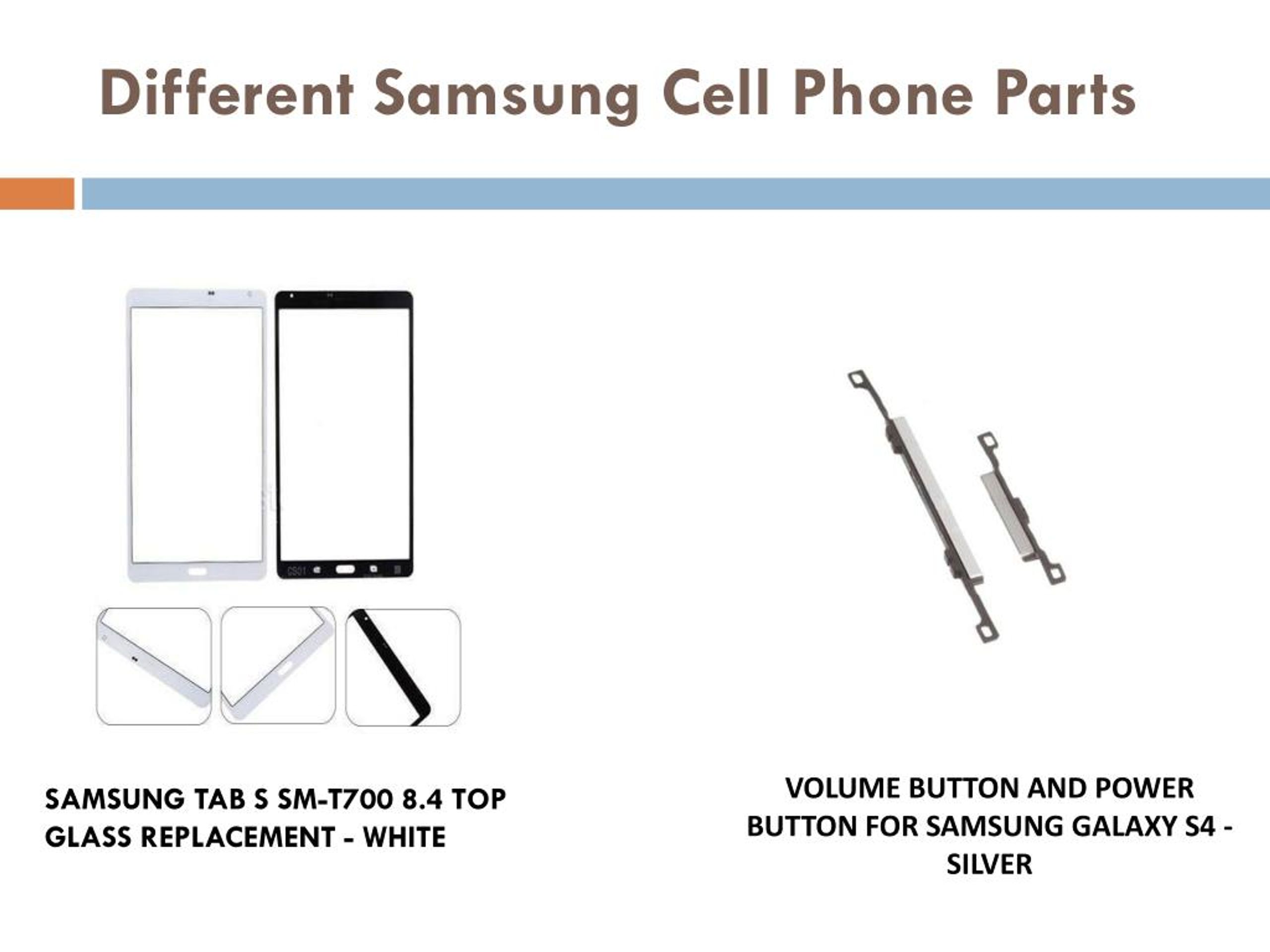 PPT Collection of Samsung Cell Phone Parts PowerPoint Presentation
