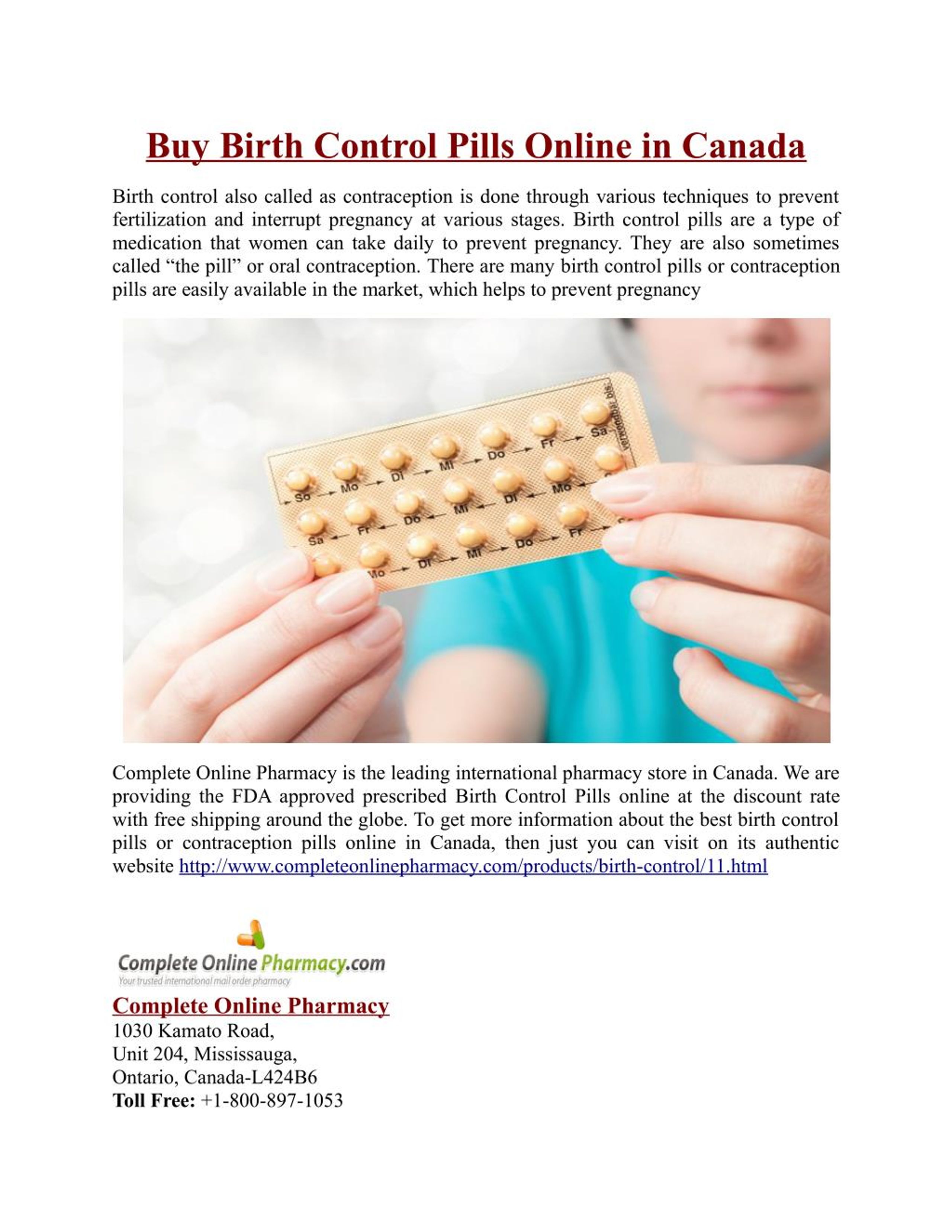 PPT Buy Birth Control Pills Online in Canada PowerPoint Presentation