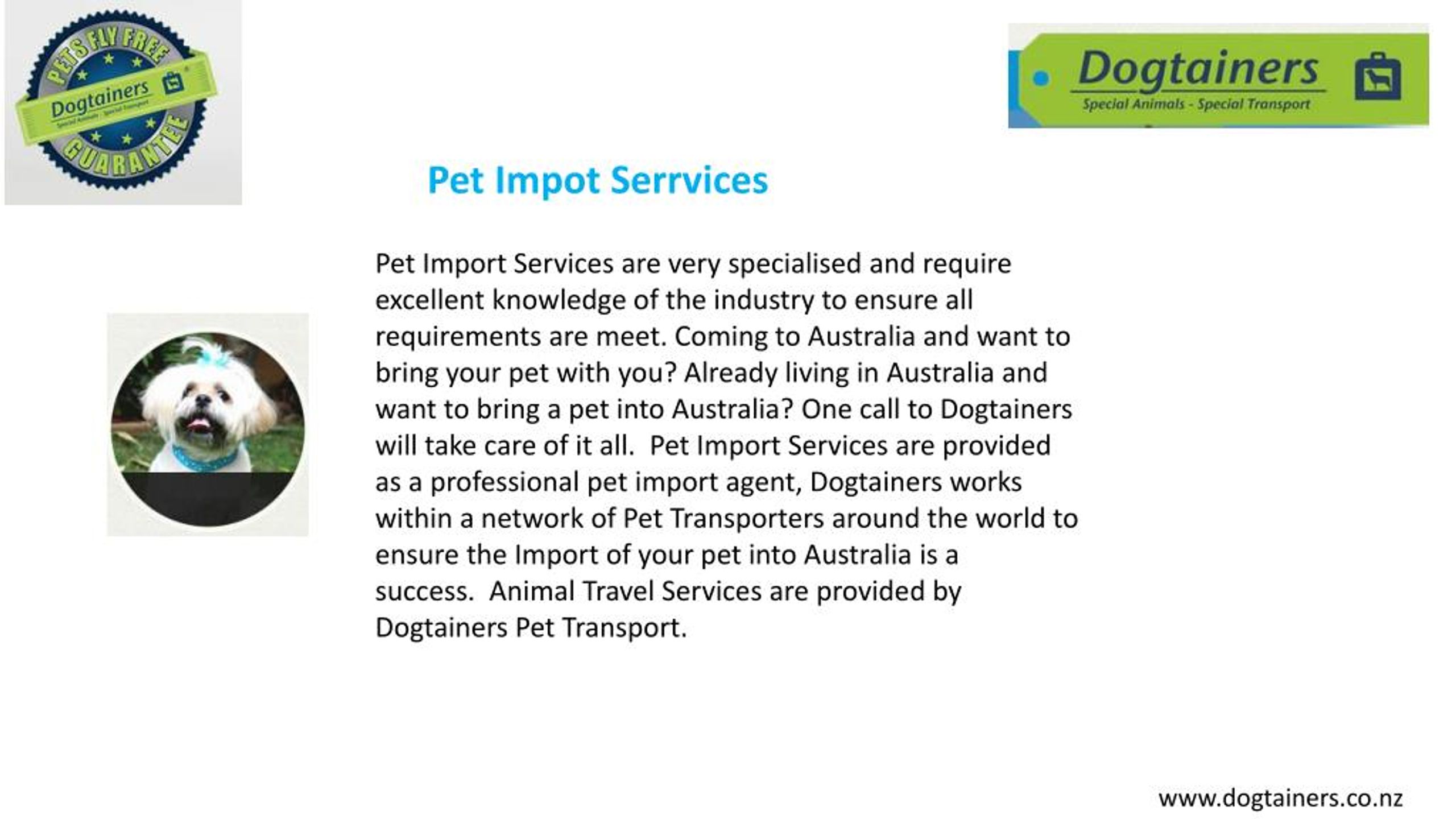PPT Pet import services PowerPoint Presentation, free download ID