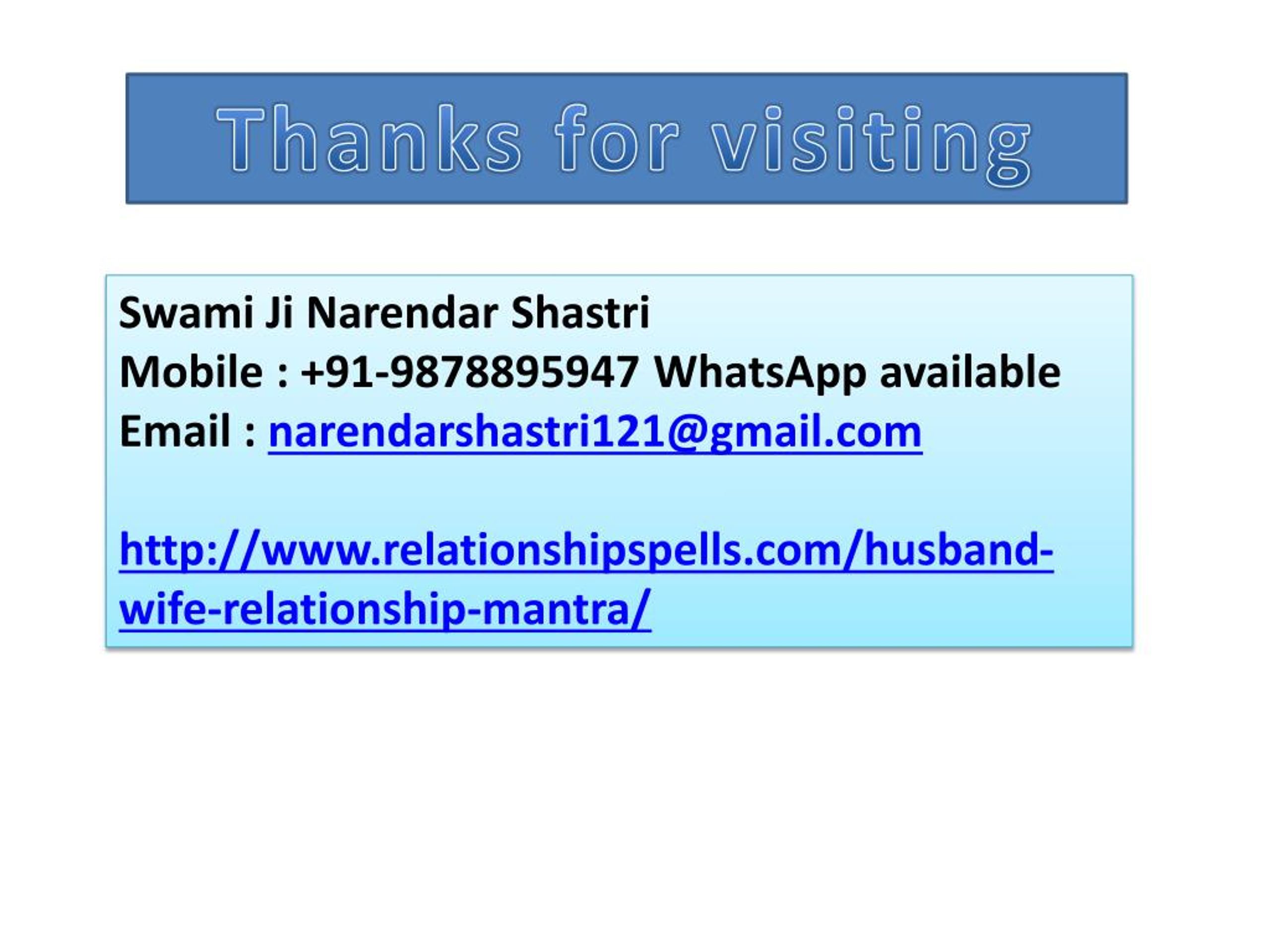 Husband And Wife Relationship Mantra at Mary Walker blog