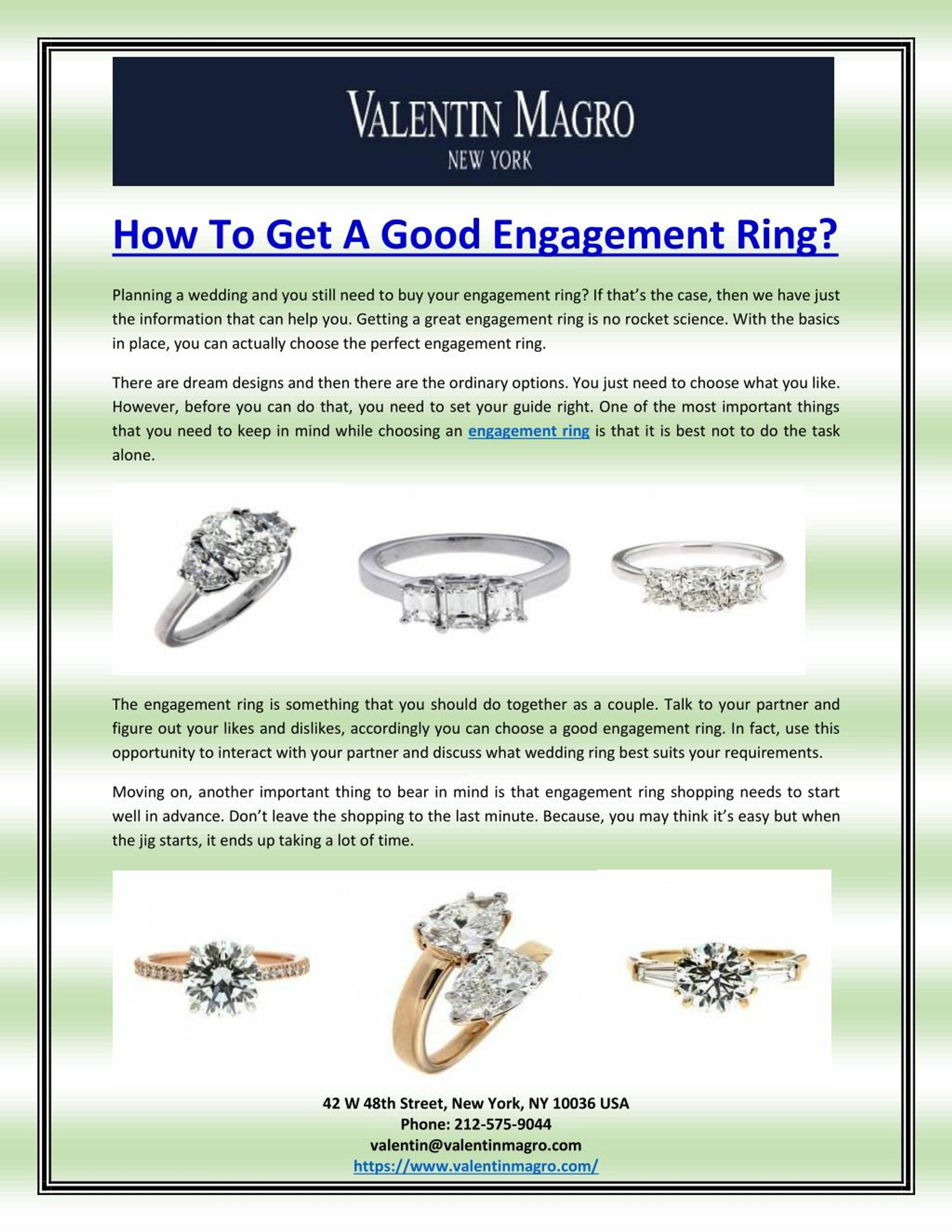 PPT How To Get A Good Engagement Ring? PowerPoint Presentation, free