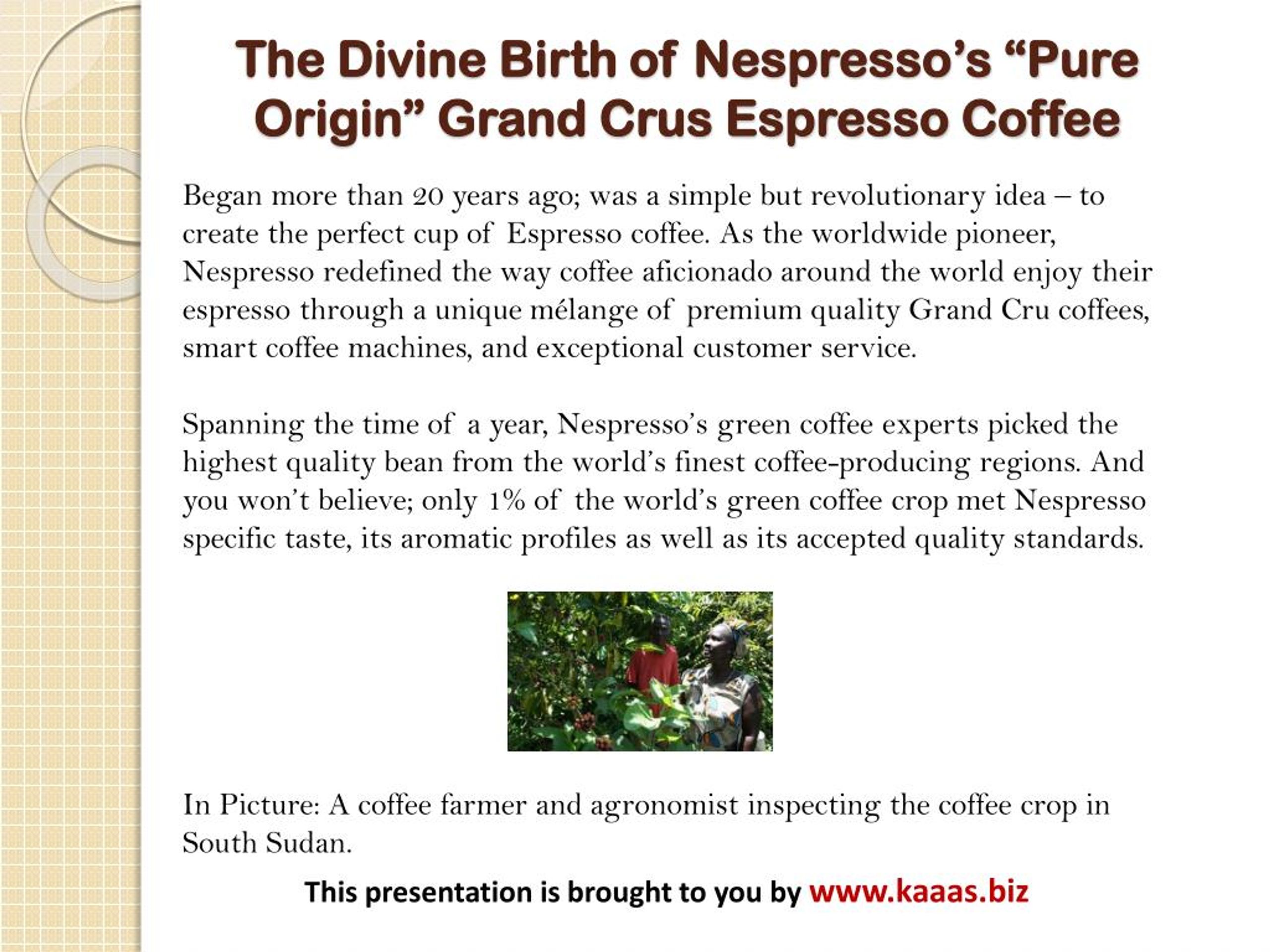 PPT To the Art & Ritual of Tasting Your Aromatic Coffee