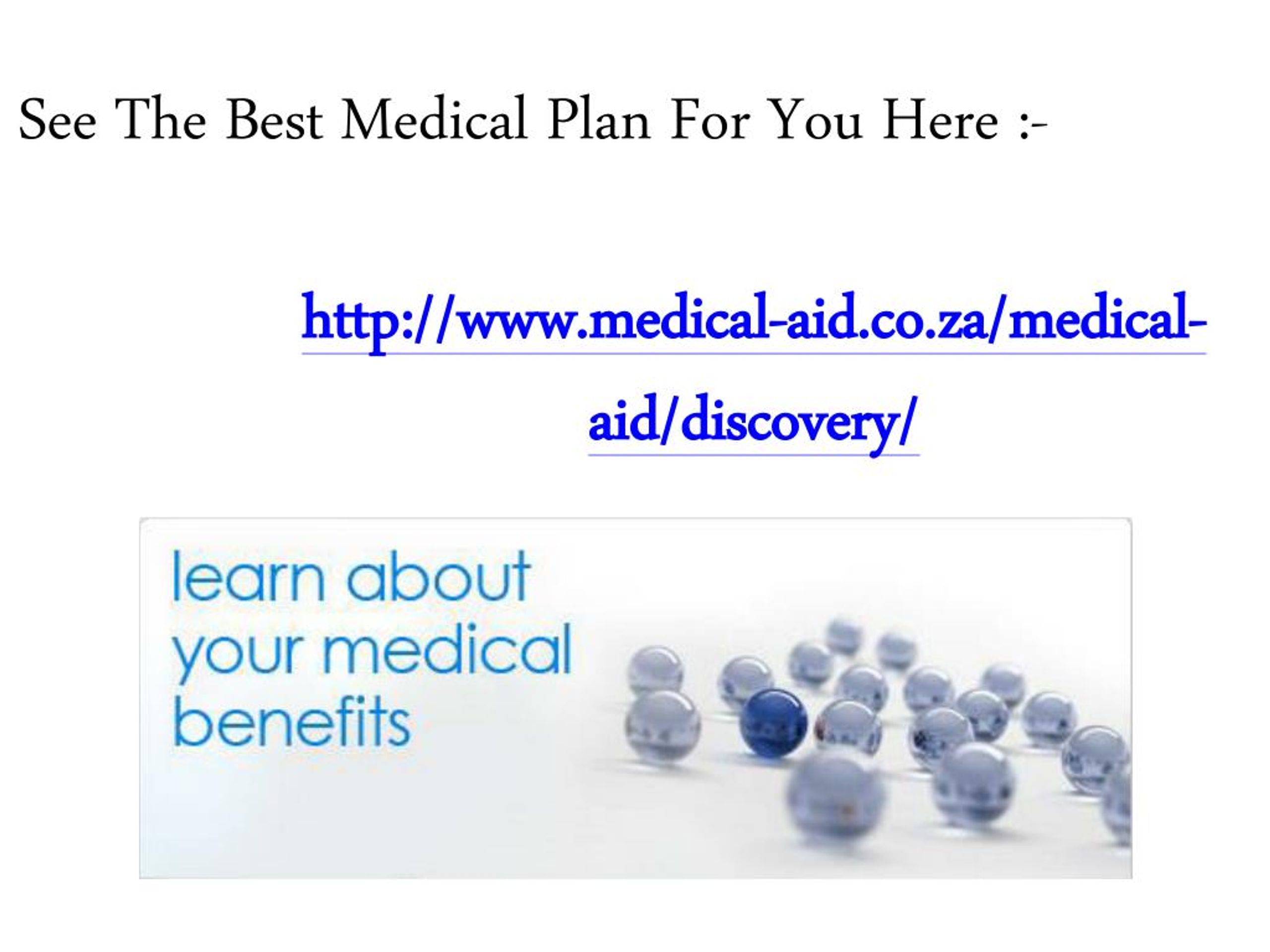 PPT Choose a Medical Aid Plan and Stop Worrying About Your Health