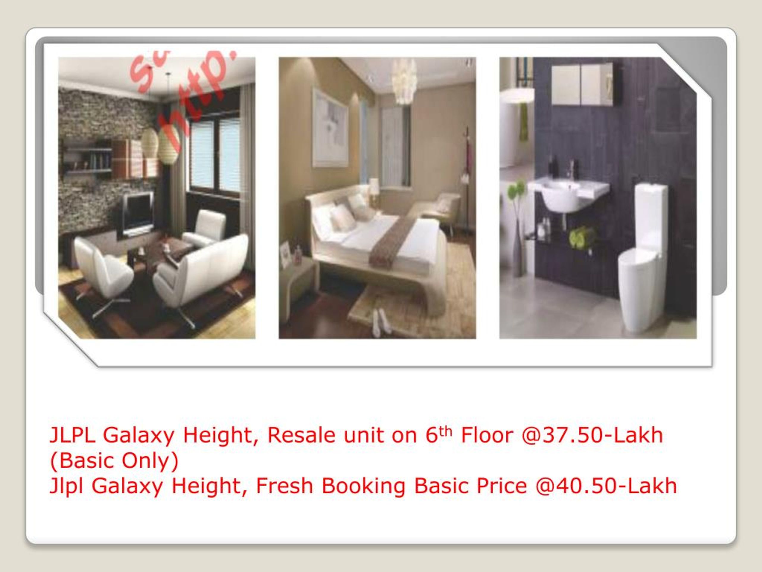 PPT Jlpl Galaxy Heights Mohali, JLPL 2BHK Apartments Sector 66A Mohali PowerPoint Presentation
