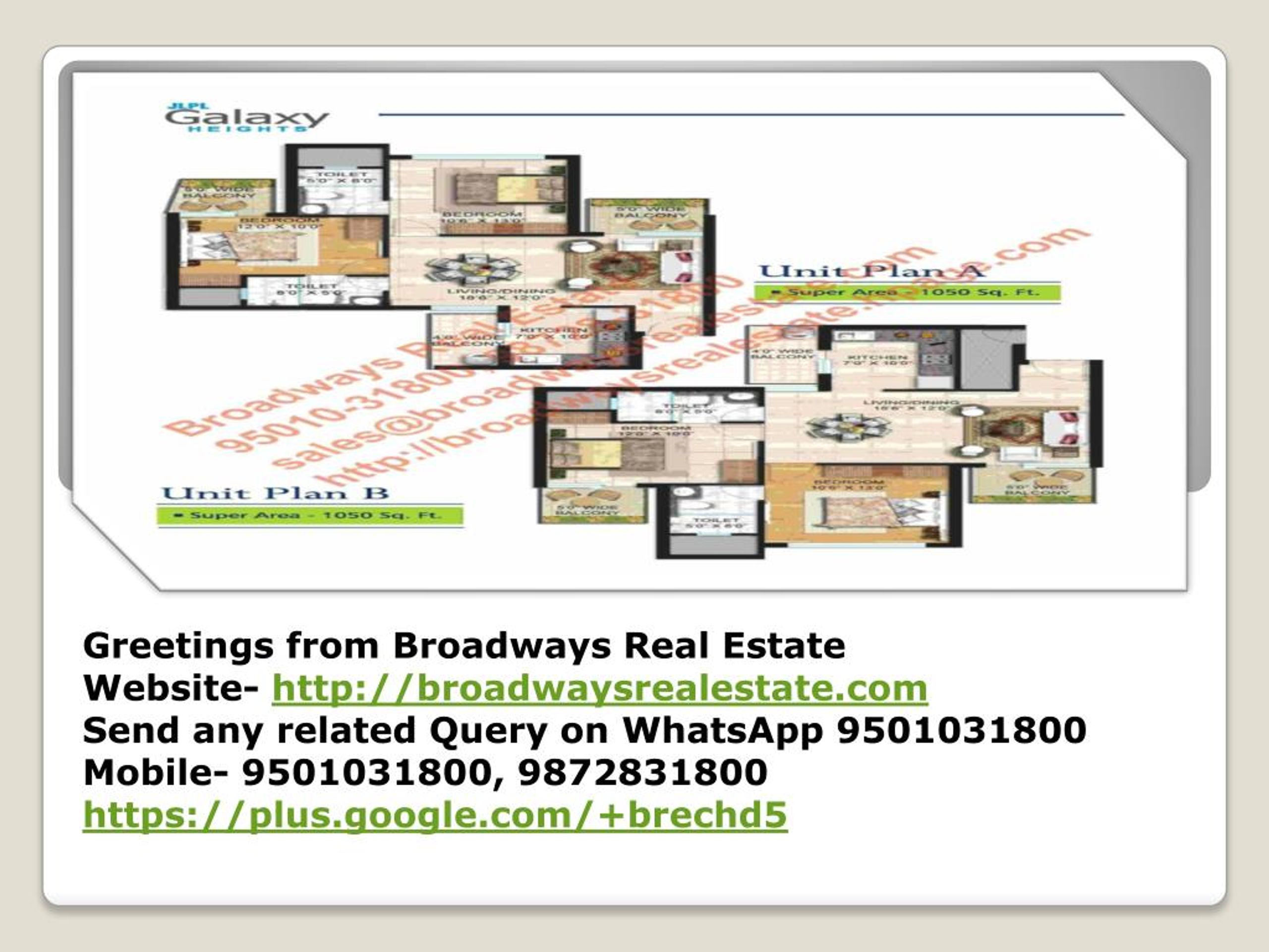 PPT Jlpl Galaxy Heights Mohali, JLPL 2BHK Apartments Sector 66A Mohali PowerPoint Presentation