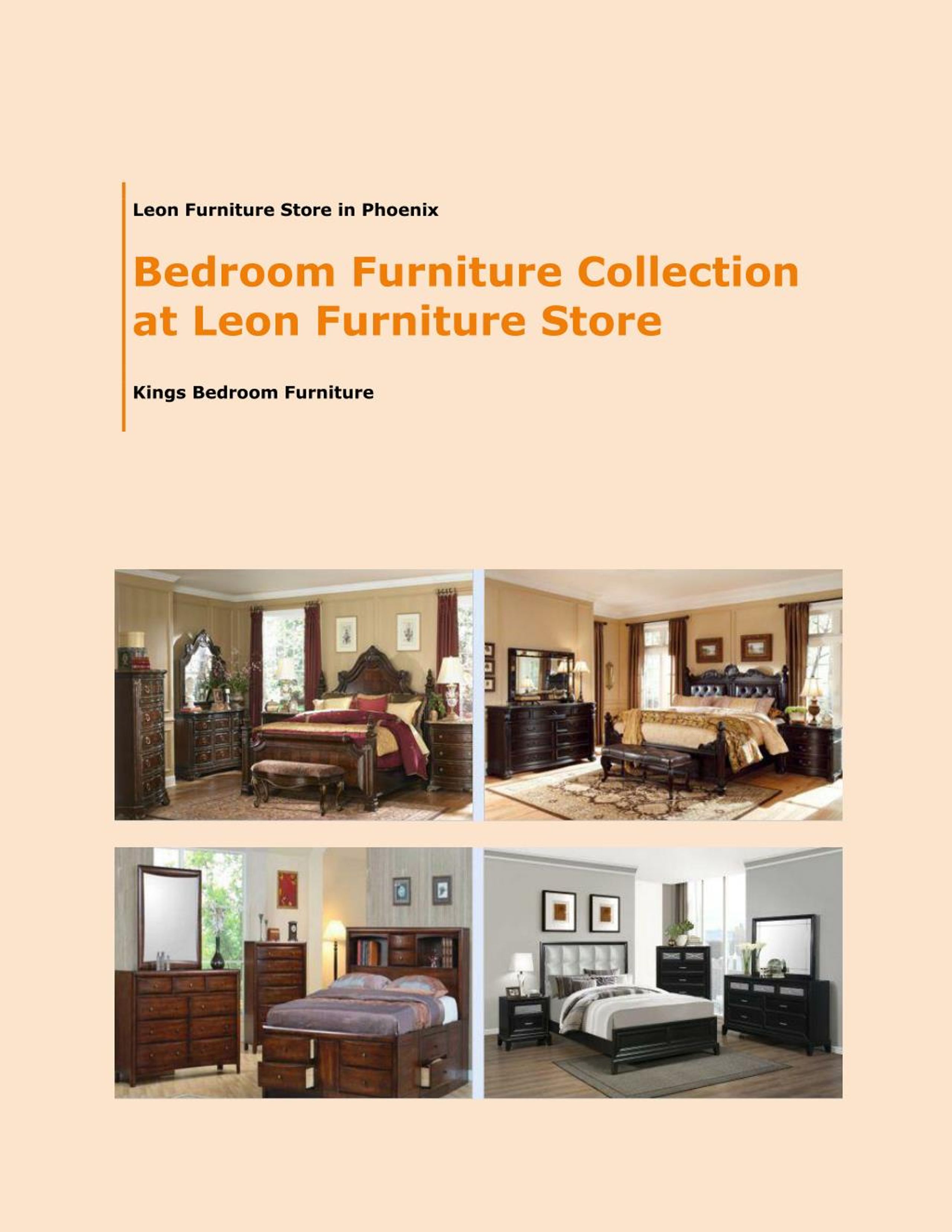 PPT Bedroom Furniture Collection at Leon Furniture Store PowerPoint