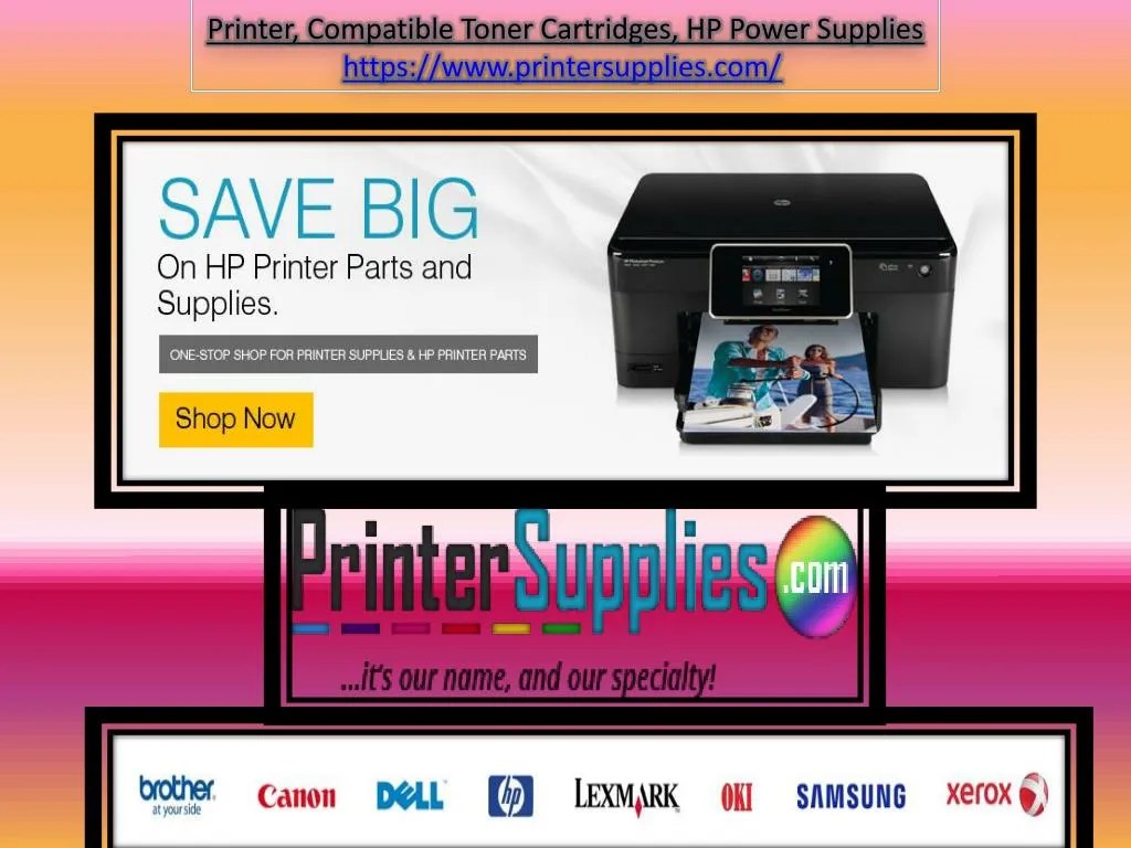 PPT Printer Supplies PowerPoint Presentation, free download ID7316260