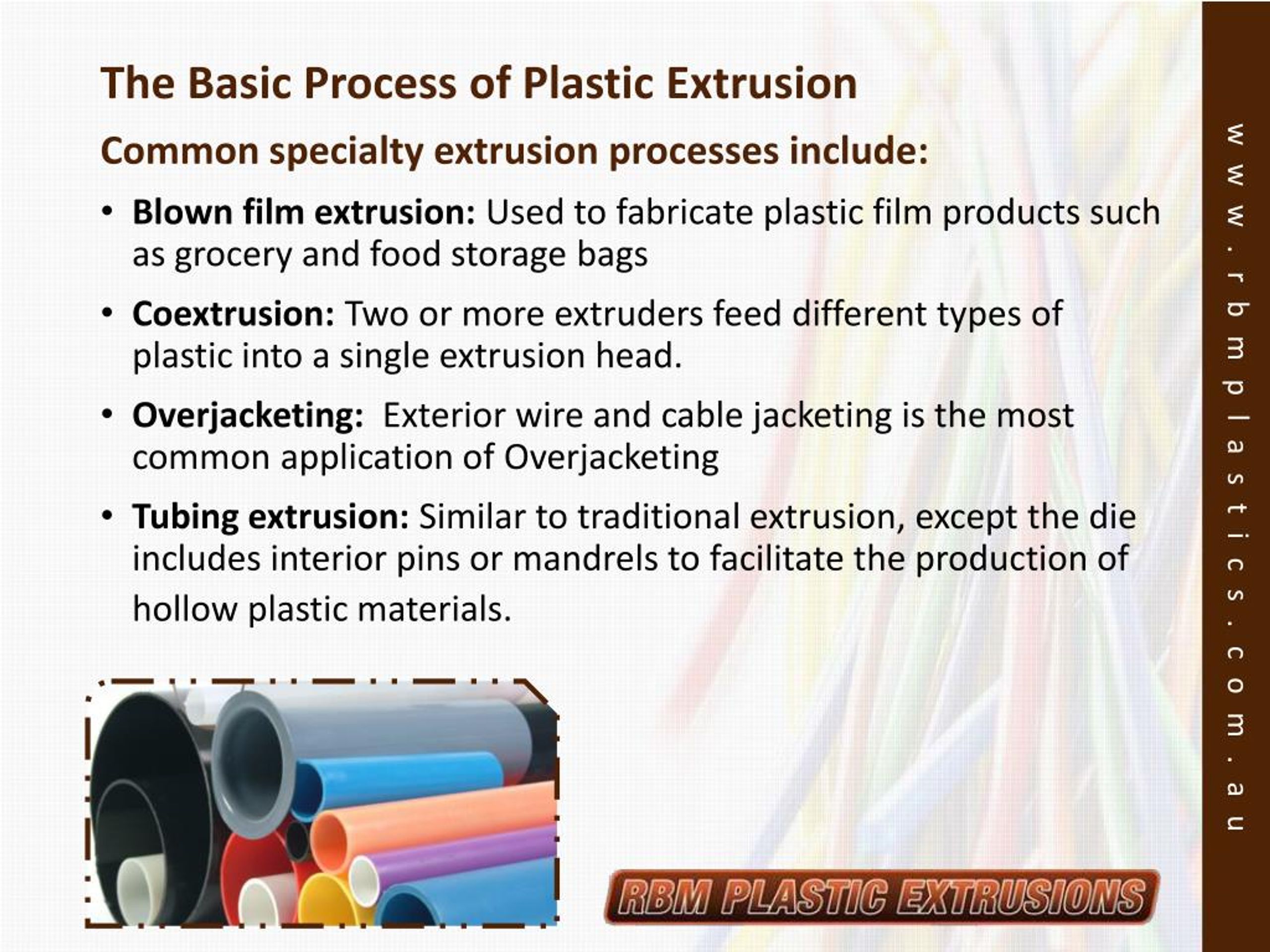 PPT RBM Plastic Extrusions Plastic Extrusion Specialist PowerPoint