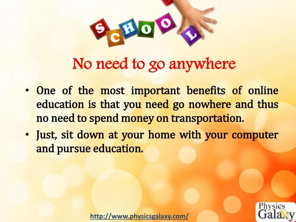 PPT Benefits of an Online Education PowerPoint Presentation ID7318264