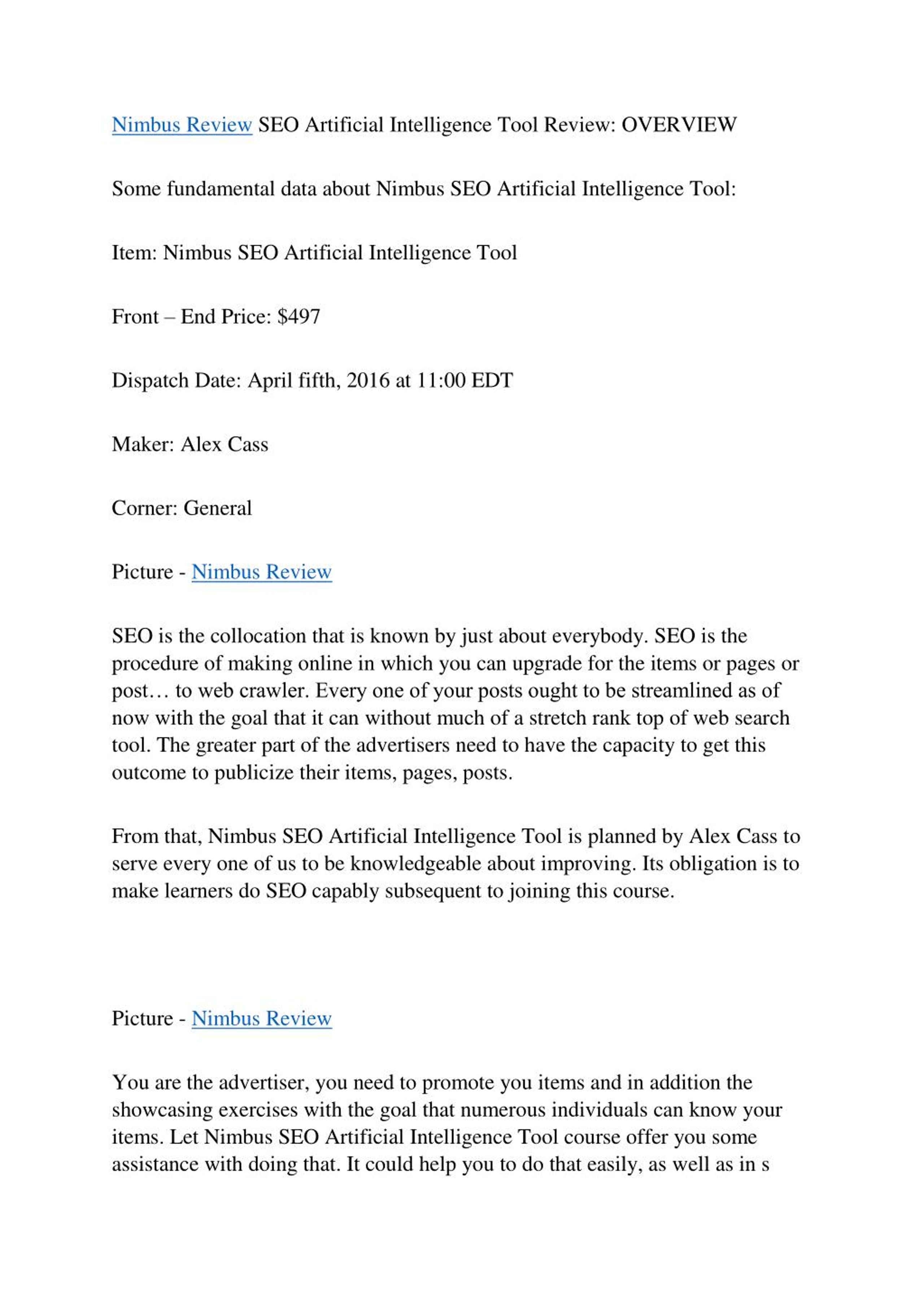 PPT Nimbus Review PowerPoint Presentation, free download ID7318451