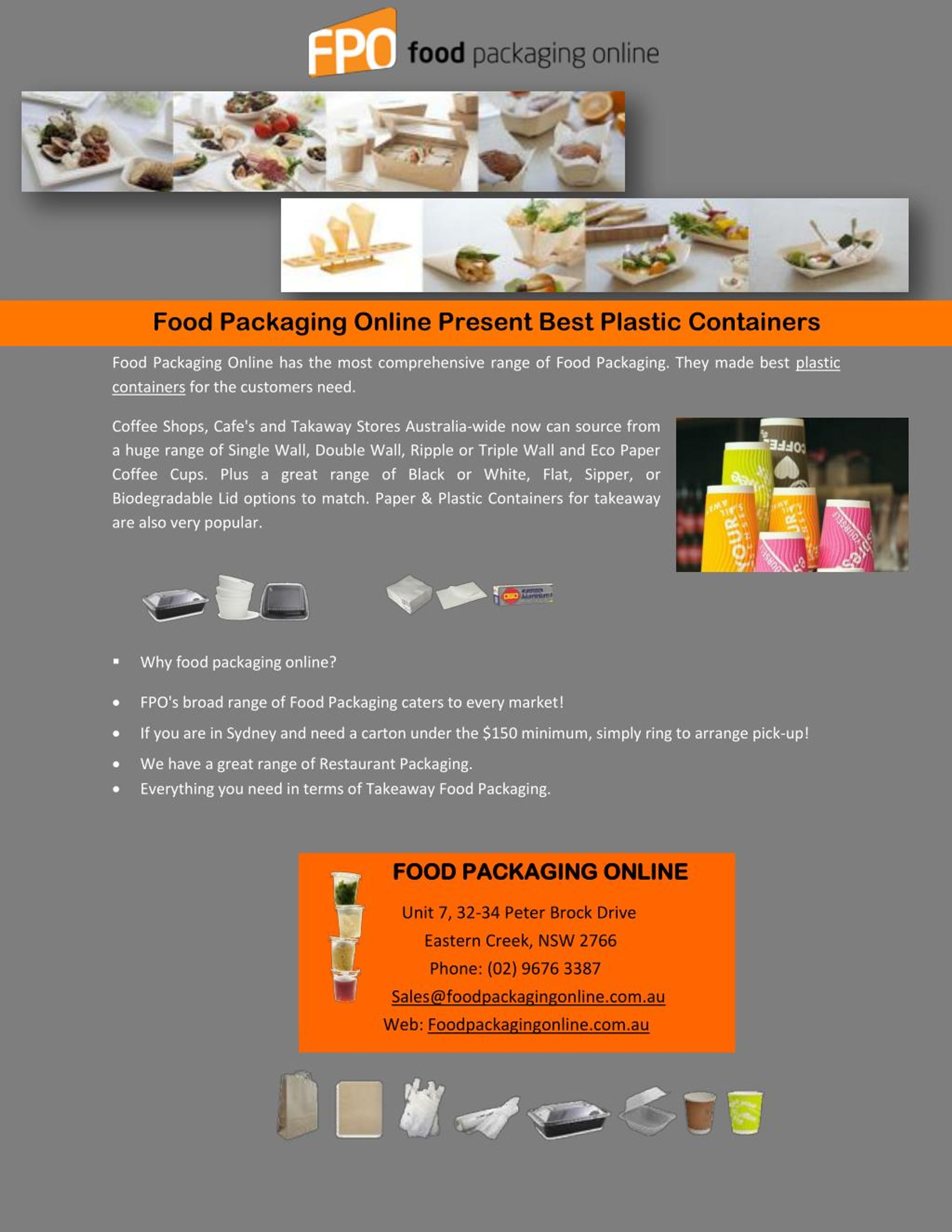 PPT Food Packaging Online Present Best Plastic Containers PowerPoint