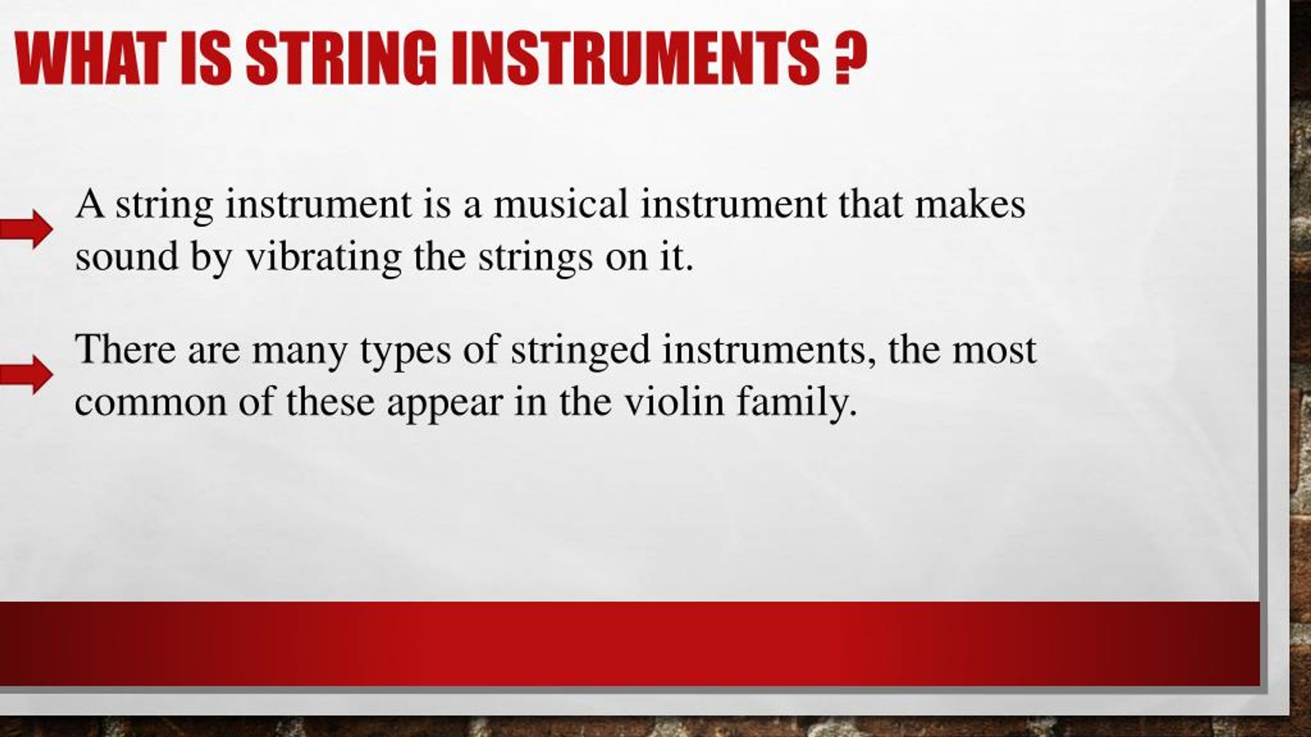 PPT The Instrumental Music PowerPoint Presentation, free download