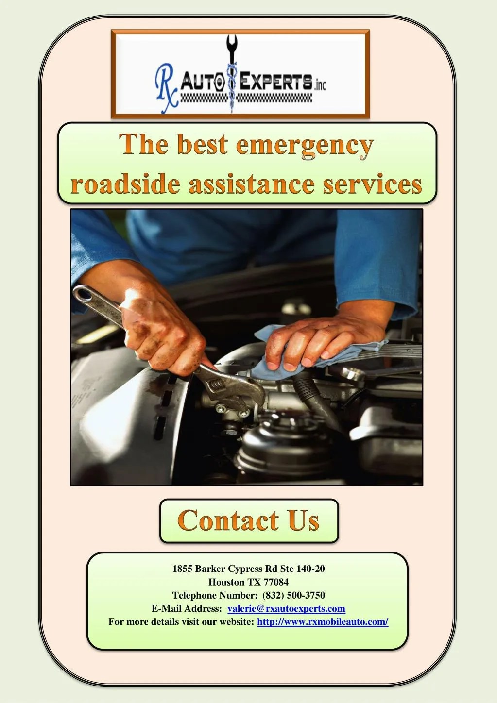 PPT The best emergency roadside assistance services PowerPoint