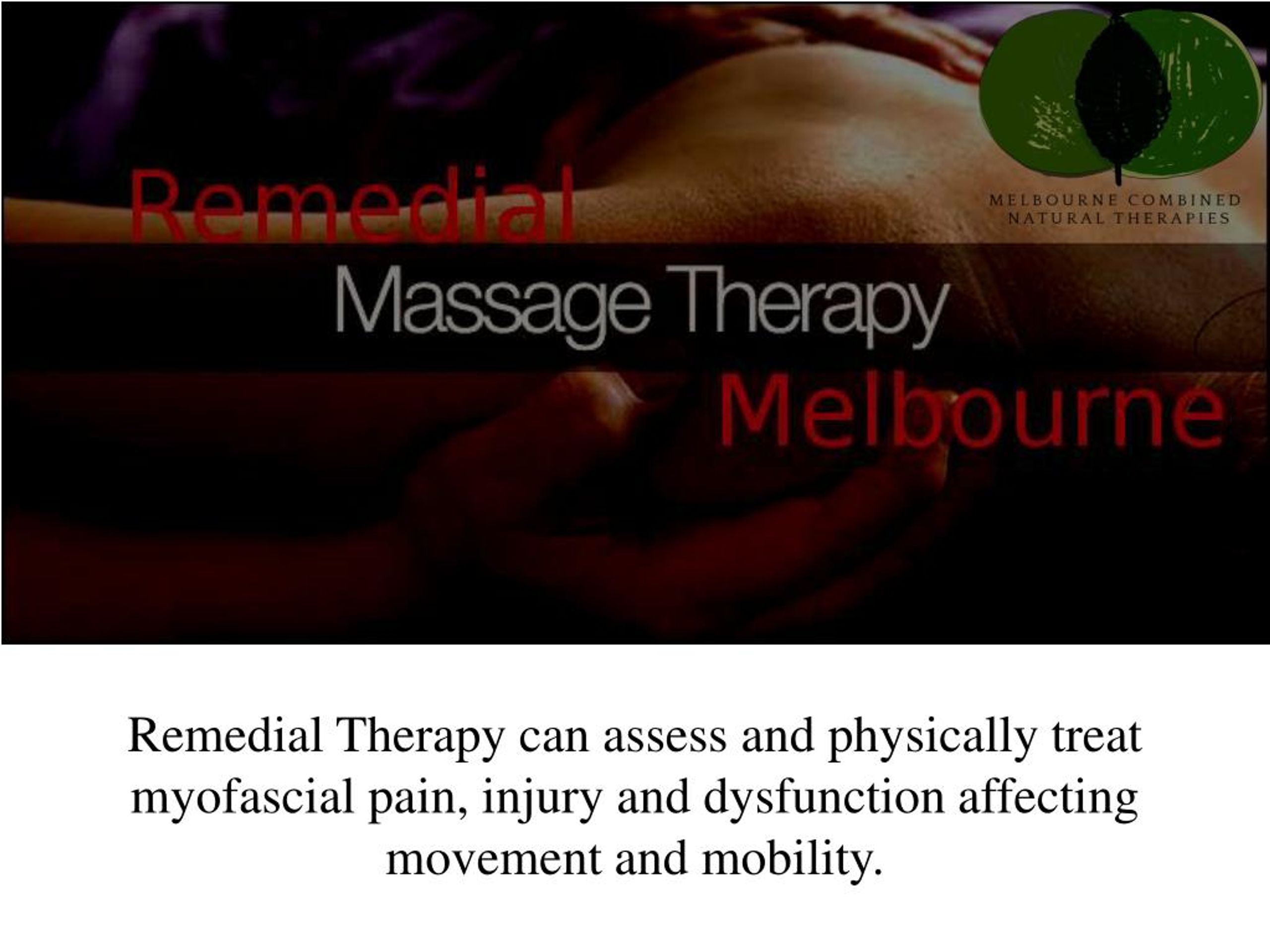 PPT Some Benefits Of Regular Remedial Massage PowerPoint Presentation ID7324737