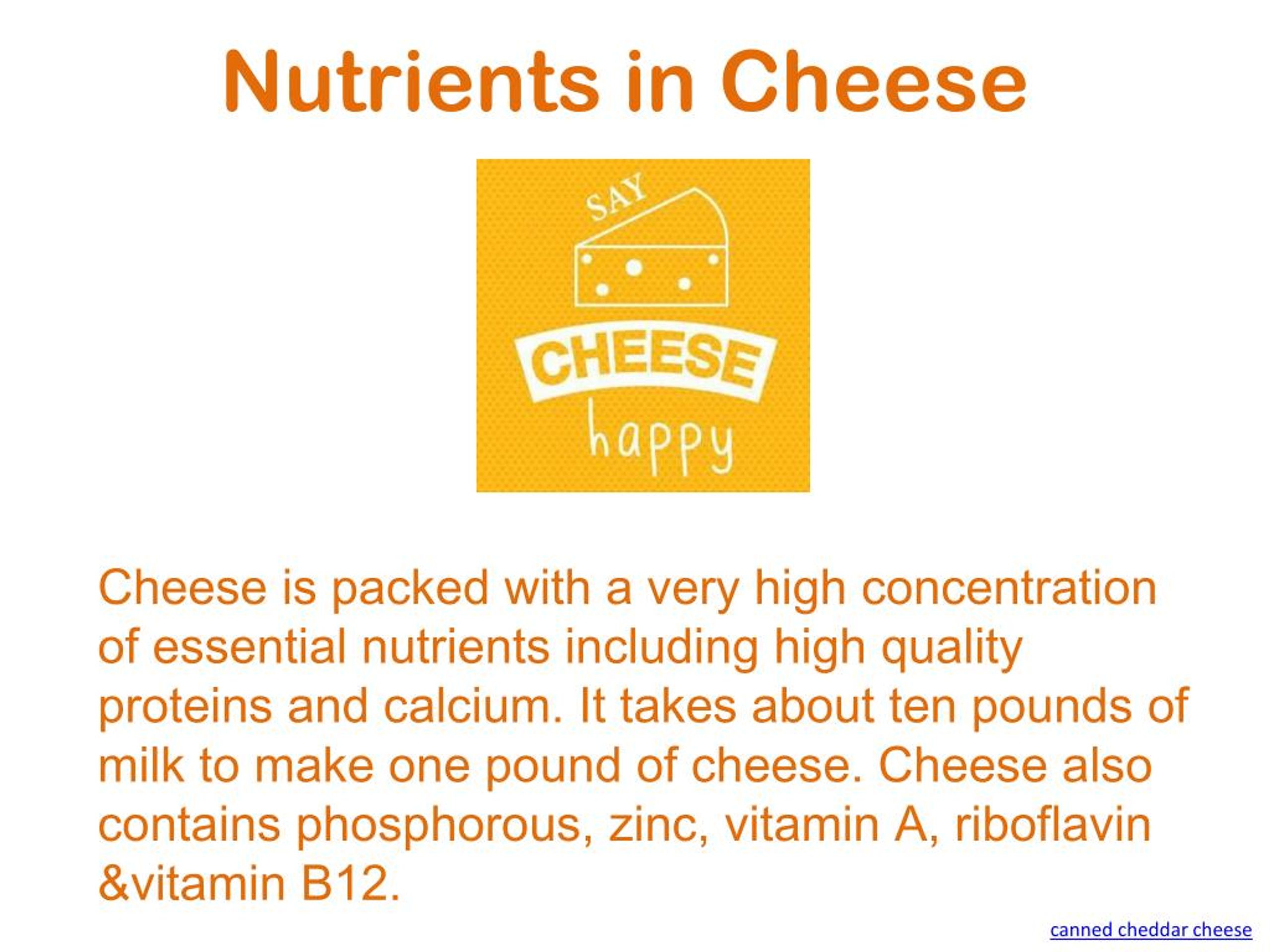 PPT 10 Health Benefits of Cheese & Cheese Products PowerPoint