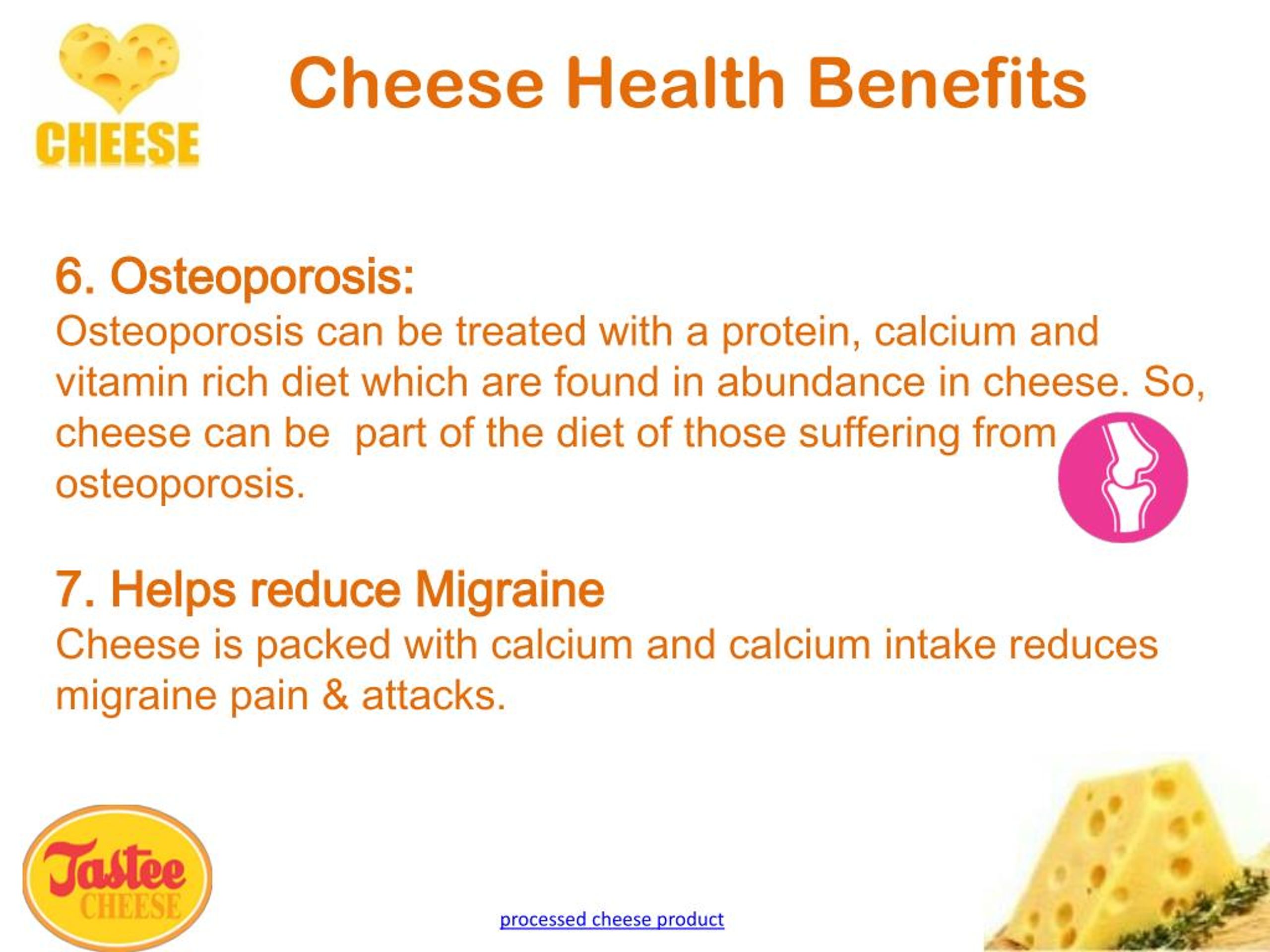 PPT 10 Health Benefits of Cheese & Cheese Products PowerPoint