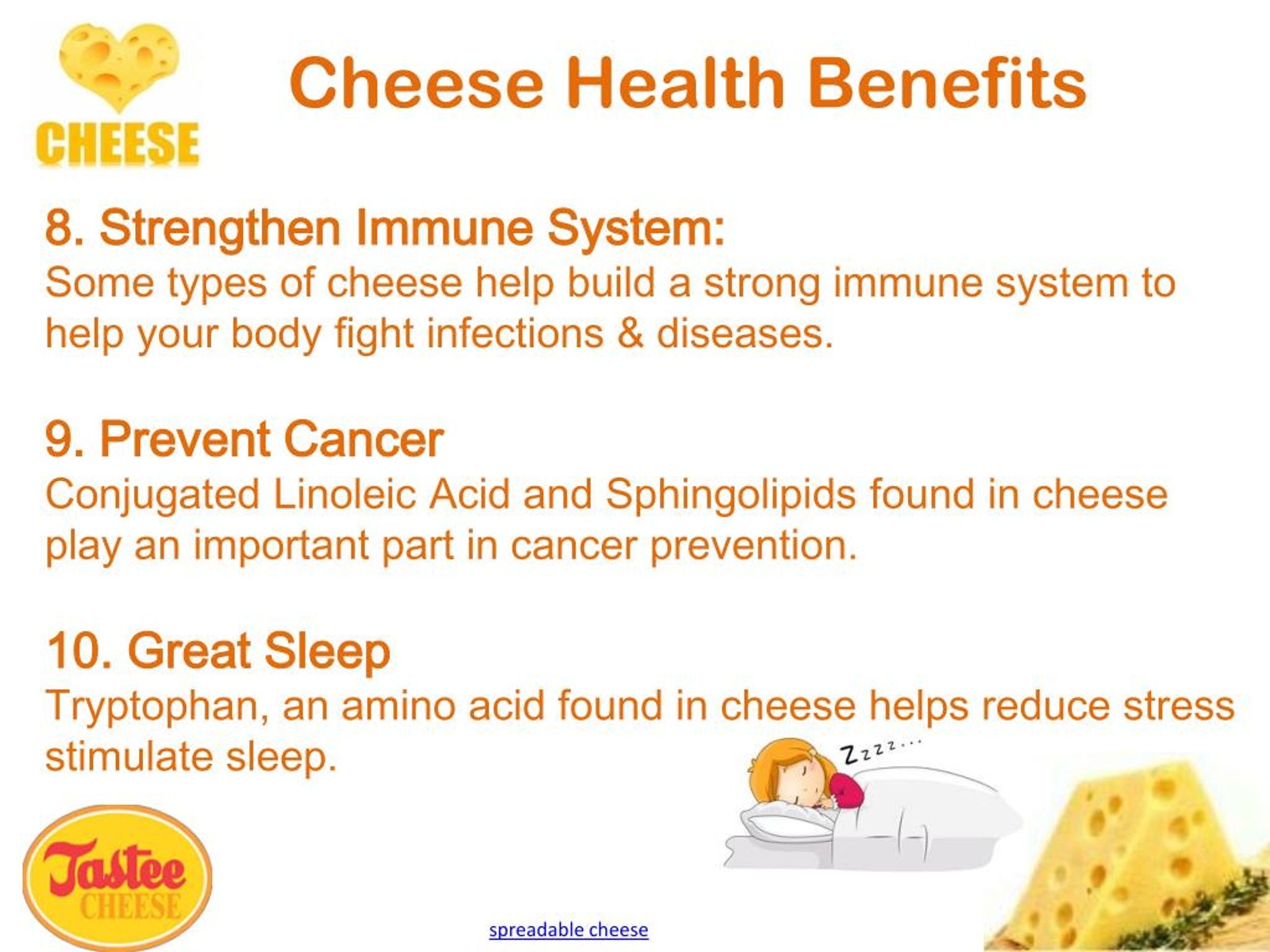 PPT 10 Health Benefits of Cheese & Cheese Products PowerPoint