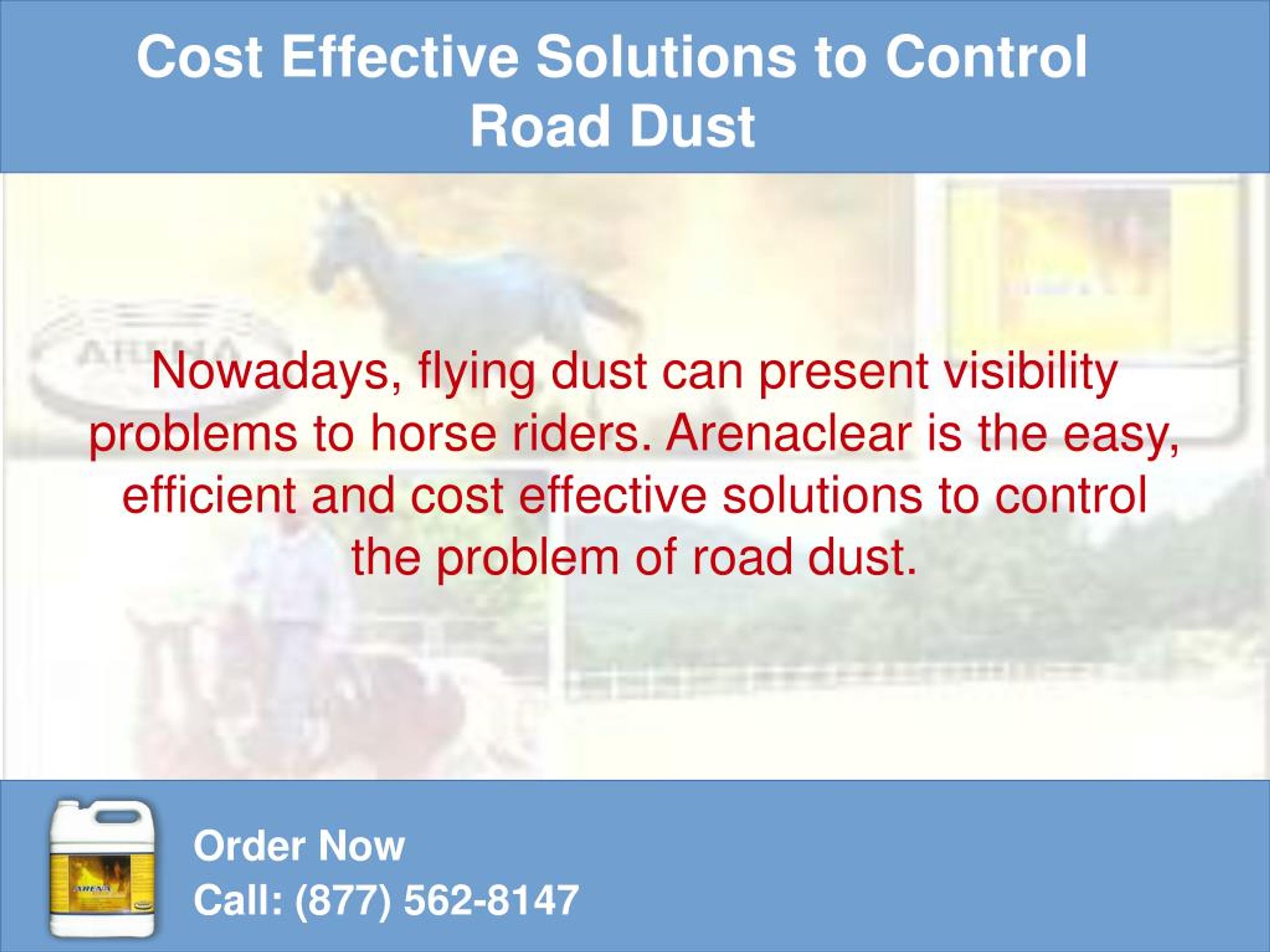 PPT Most Effective and Environmental Friendly Road Dust Control