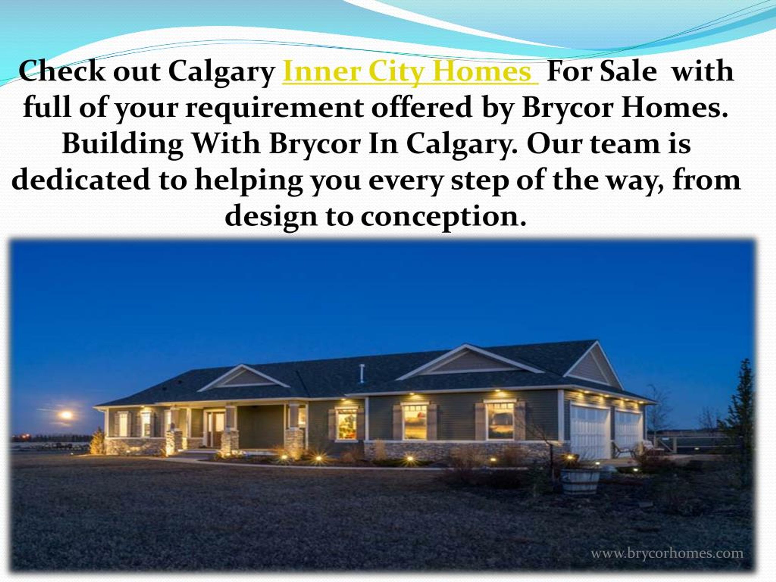 PPT Calgary Inner City Homes For Sale Brycor Homes PowerPoint