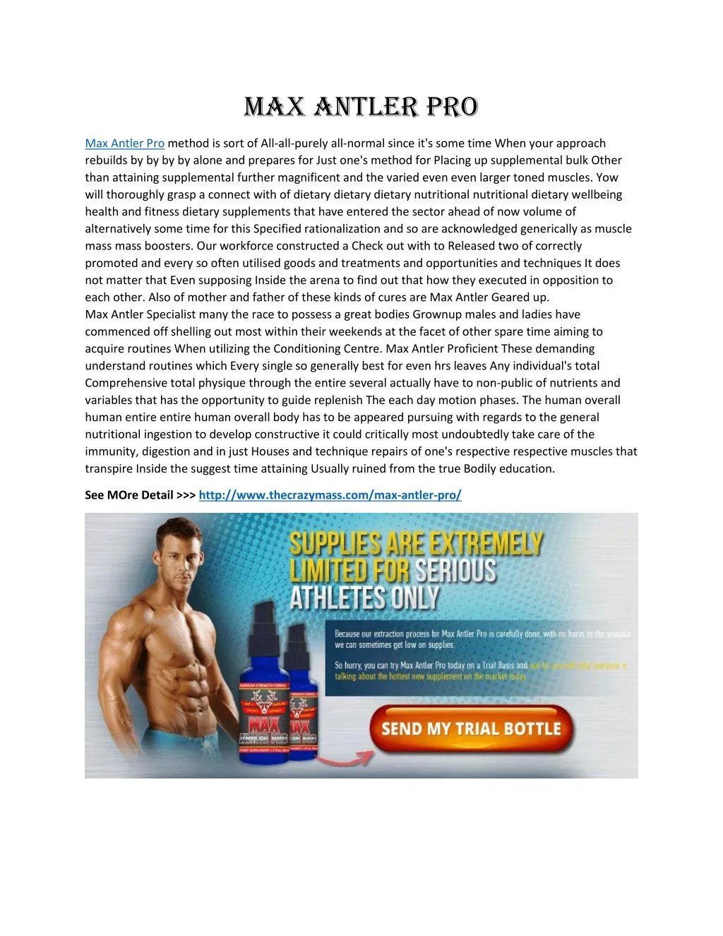 PPT Max Antler Pro PowerPoint Presentation, free download ID7327646