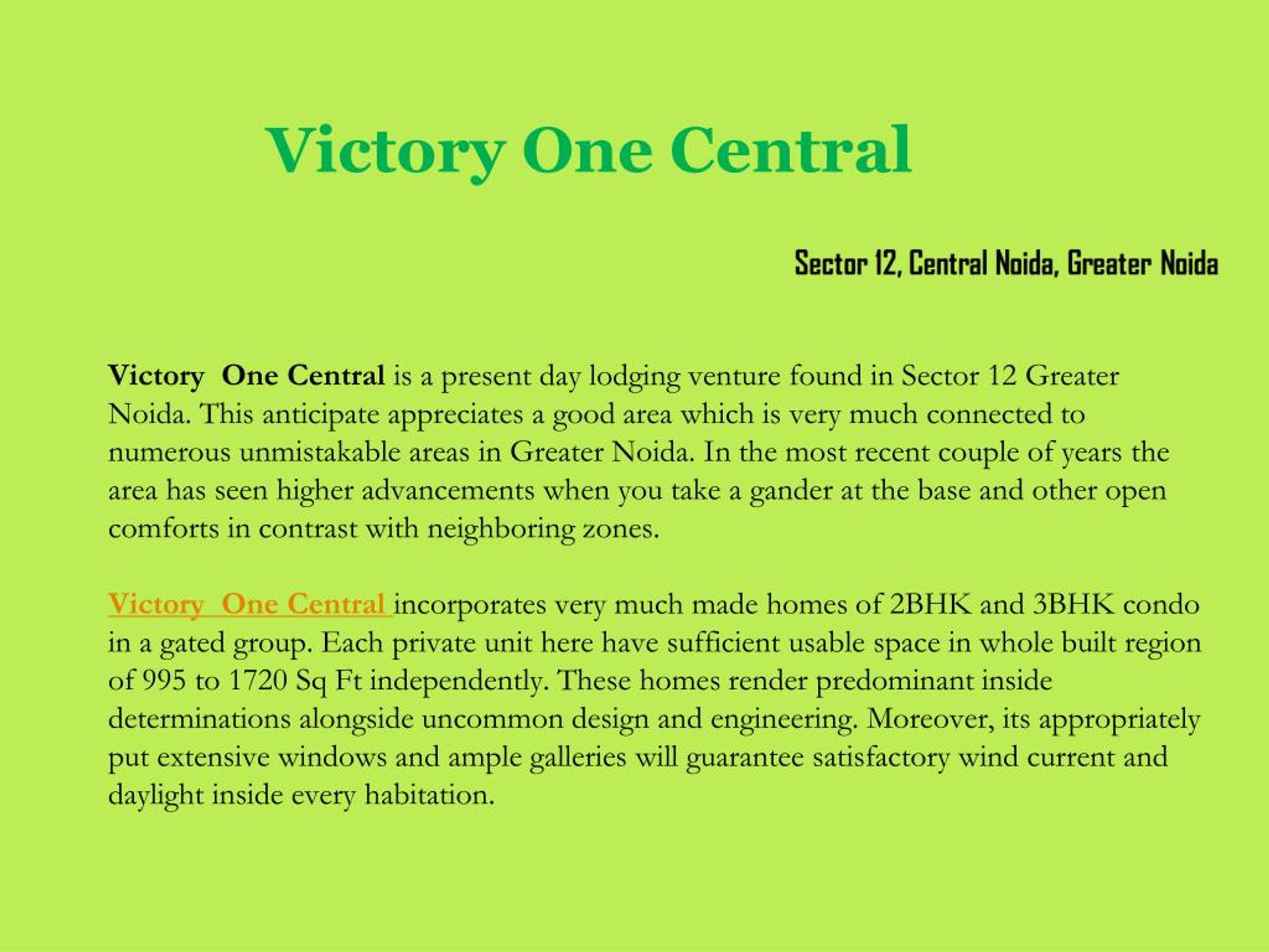 PPT Victory One Central PowerPoint Presentation, free download ID