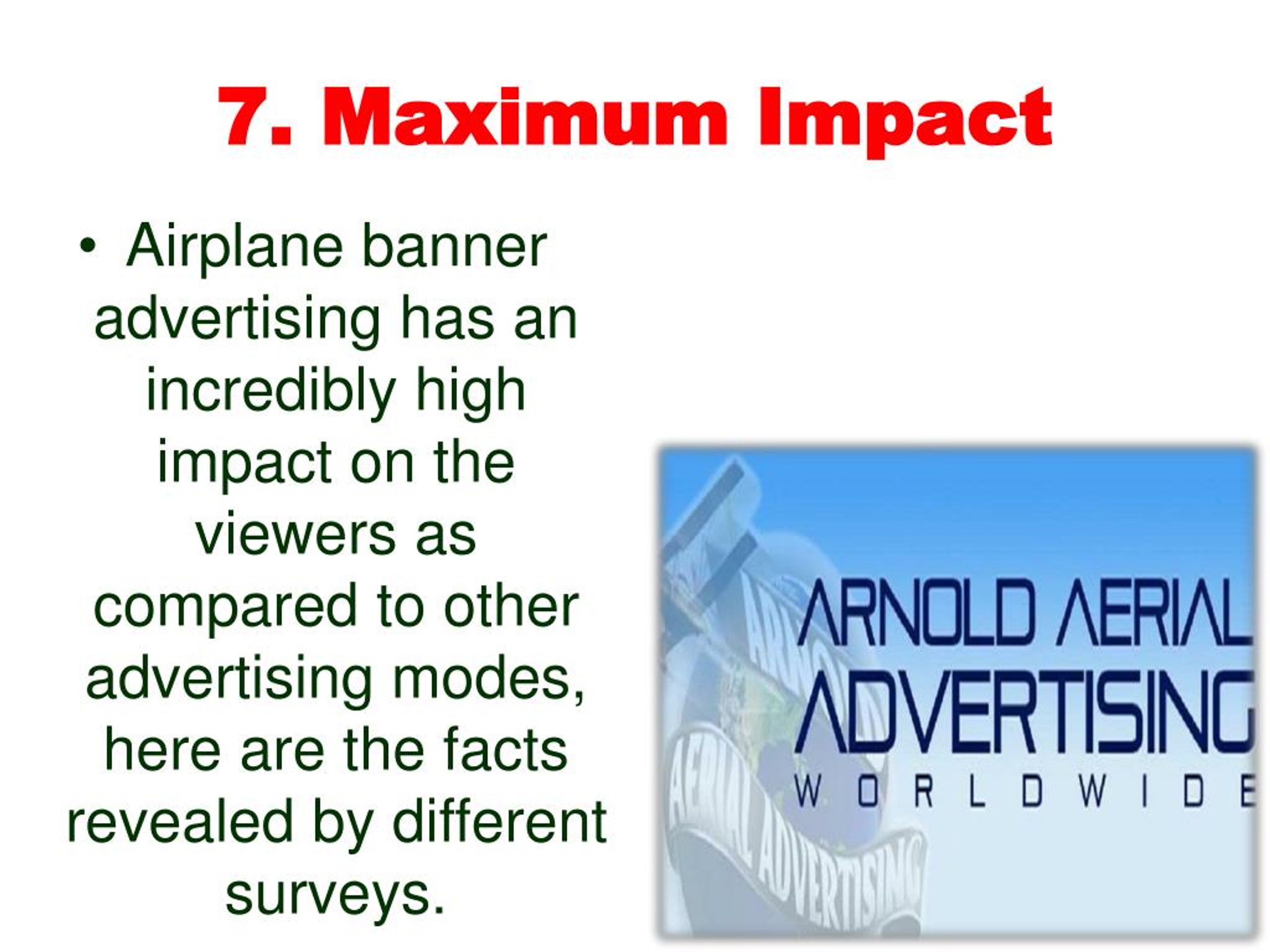 PPT 9 Reasons To Choose Aerial Advertising PowerPoint Presentation