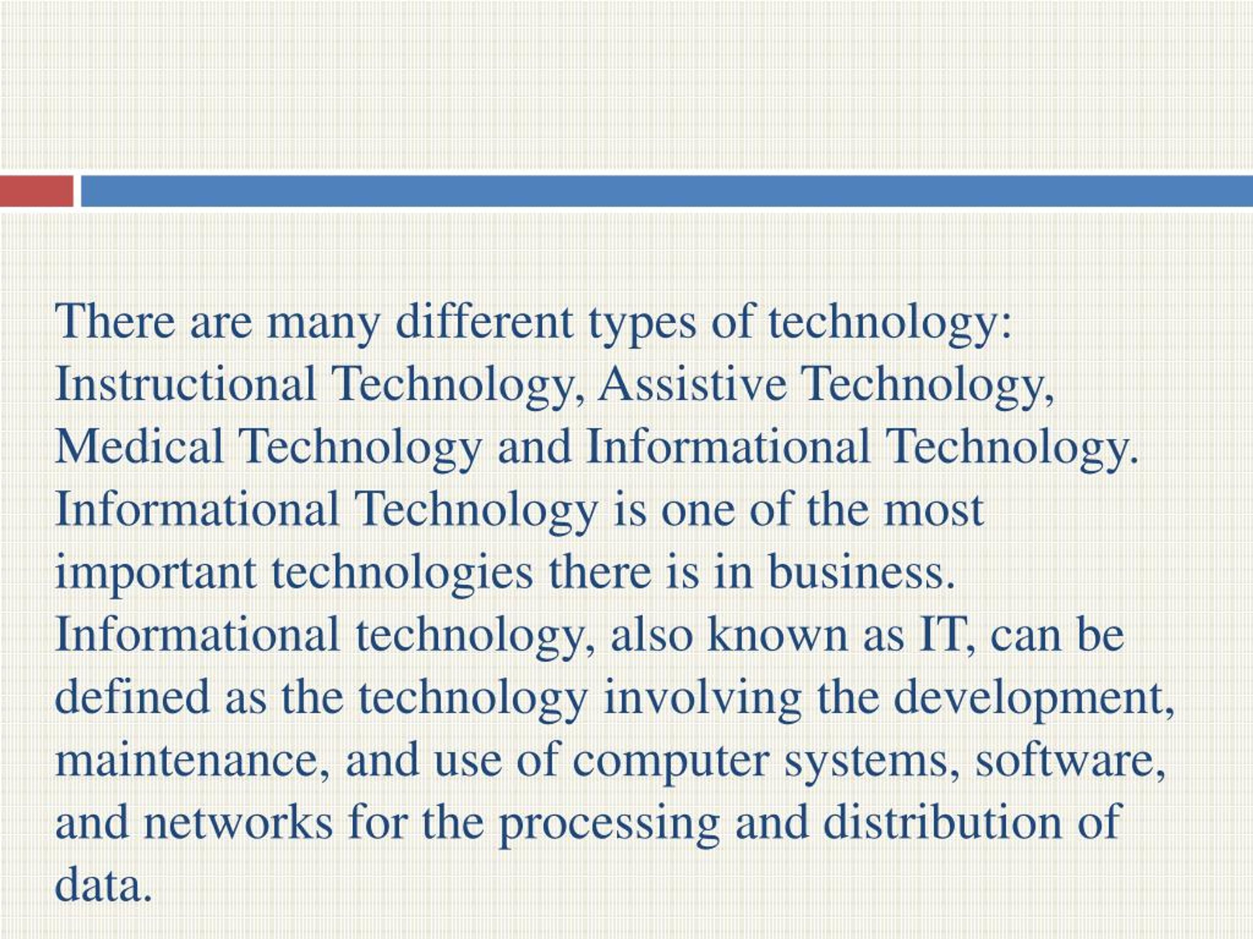 PPT The Importance of Technology in a Business PowerPoint Presentation ID7333358