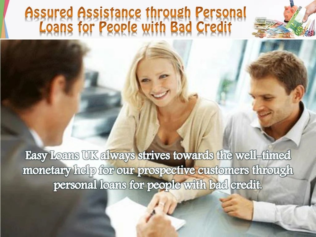 PPT Get Personal Loans for Bad Credit at Best Possible Low Rates