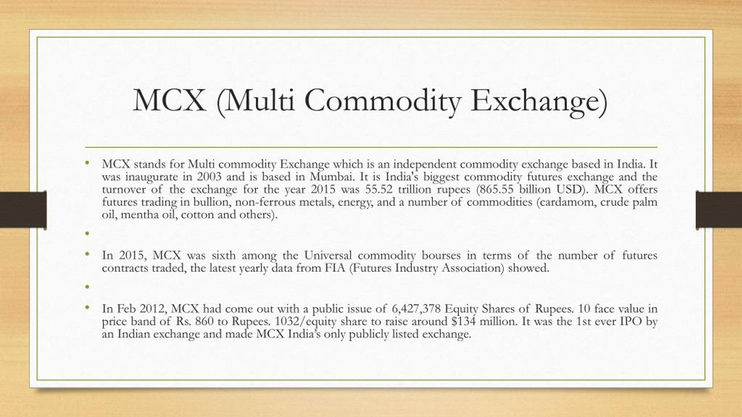 PPT MCX Base Metal Tips PowerPoint Presentation, free download ID