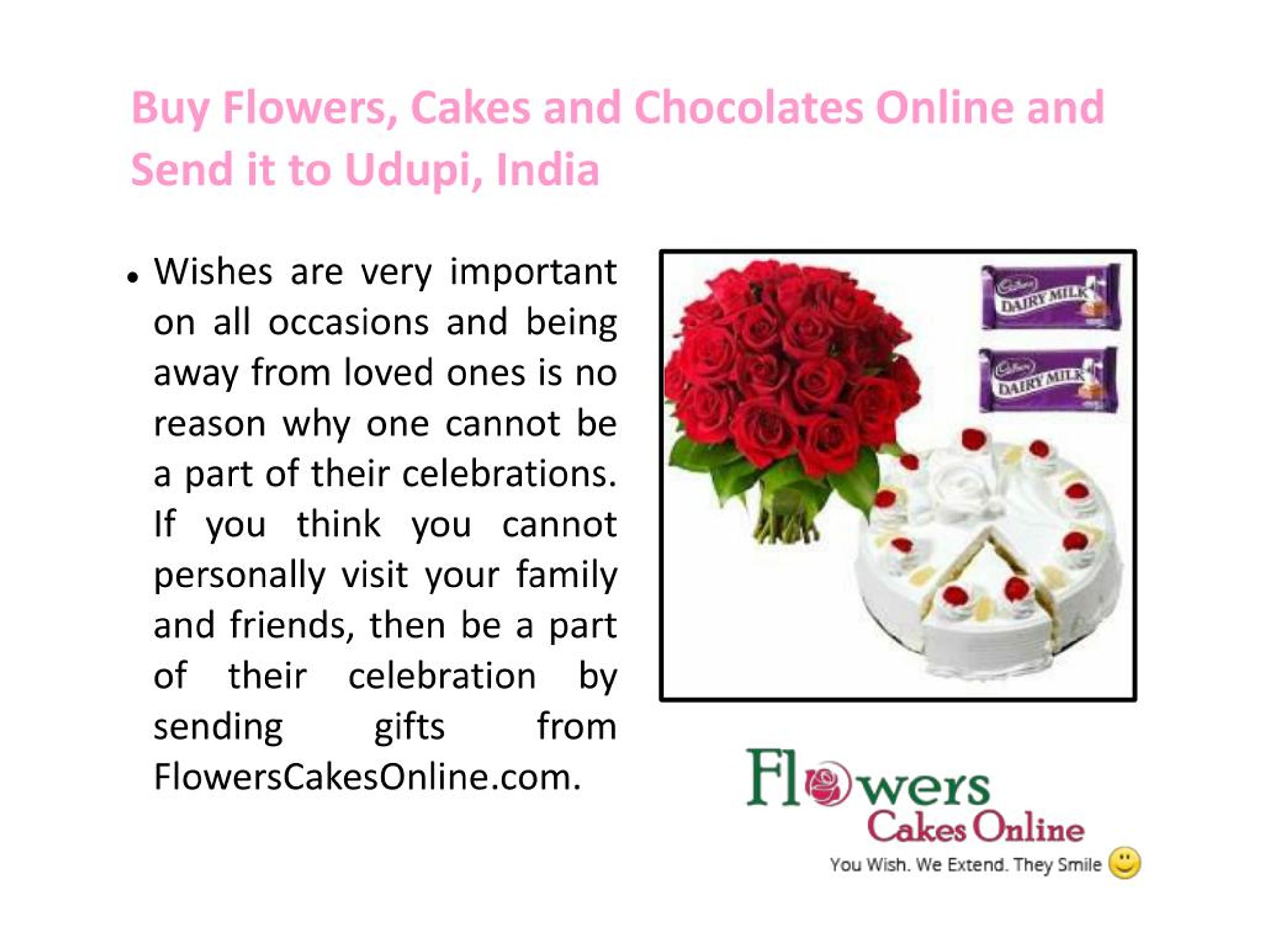 PPT Send Cakes to Hyderabad from for Your