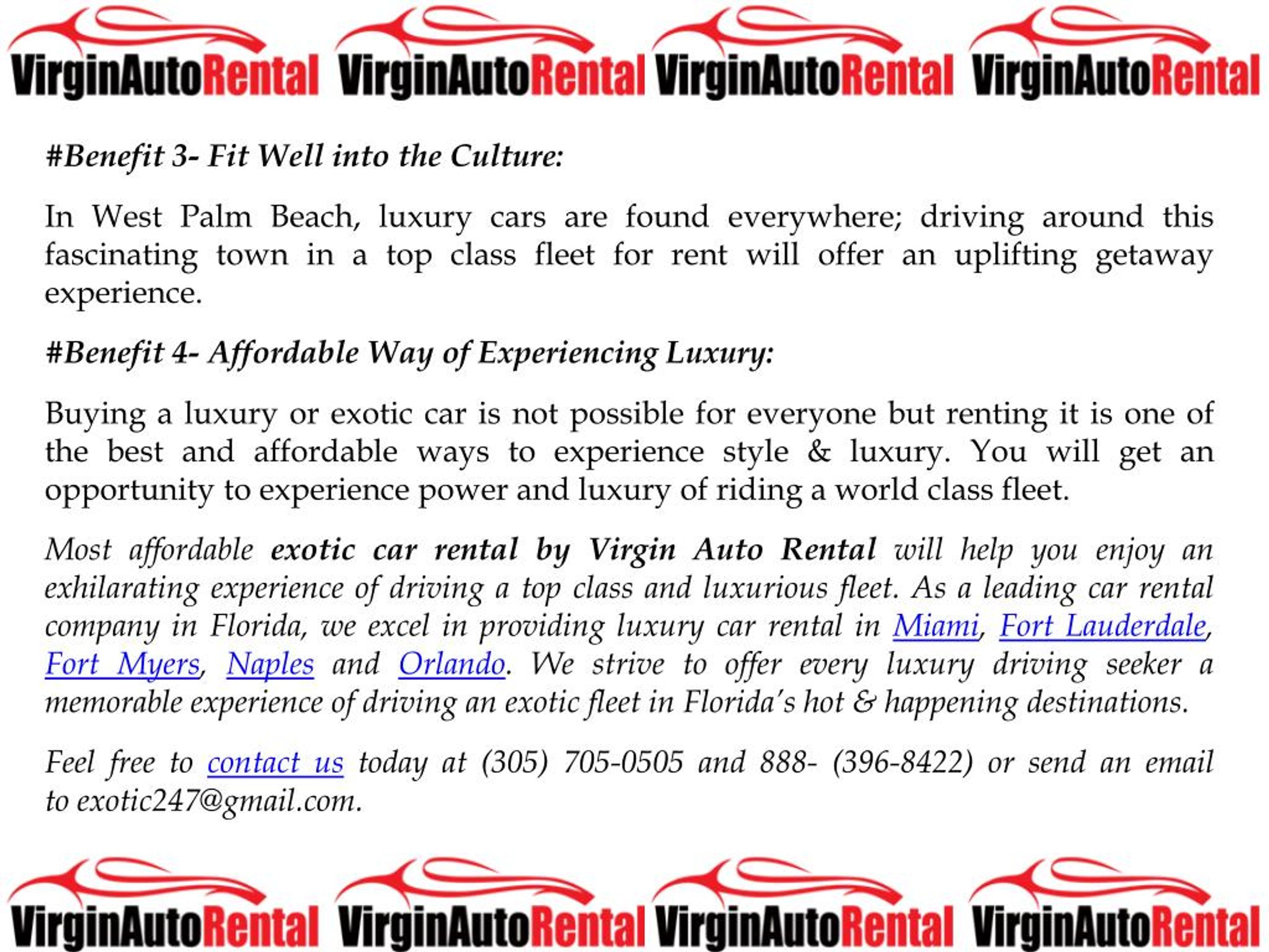 PPT Exotic Car Rental West Palm Beach PowerPoint Presentation, free