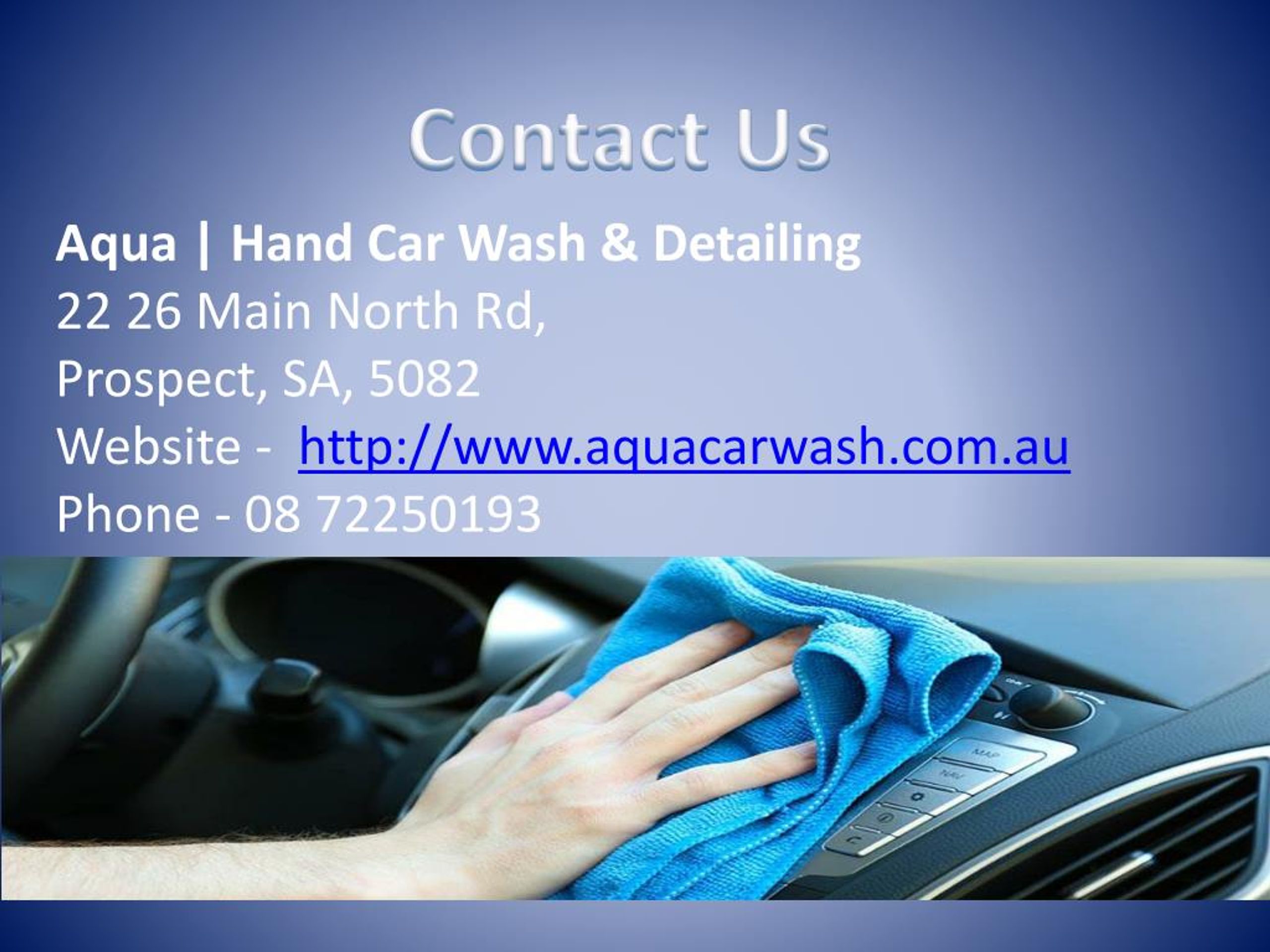 PPT Hand Car Wash & Detailing Adelaide PowerPoint Presentation ID