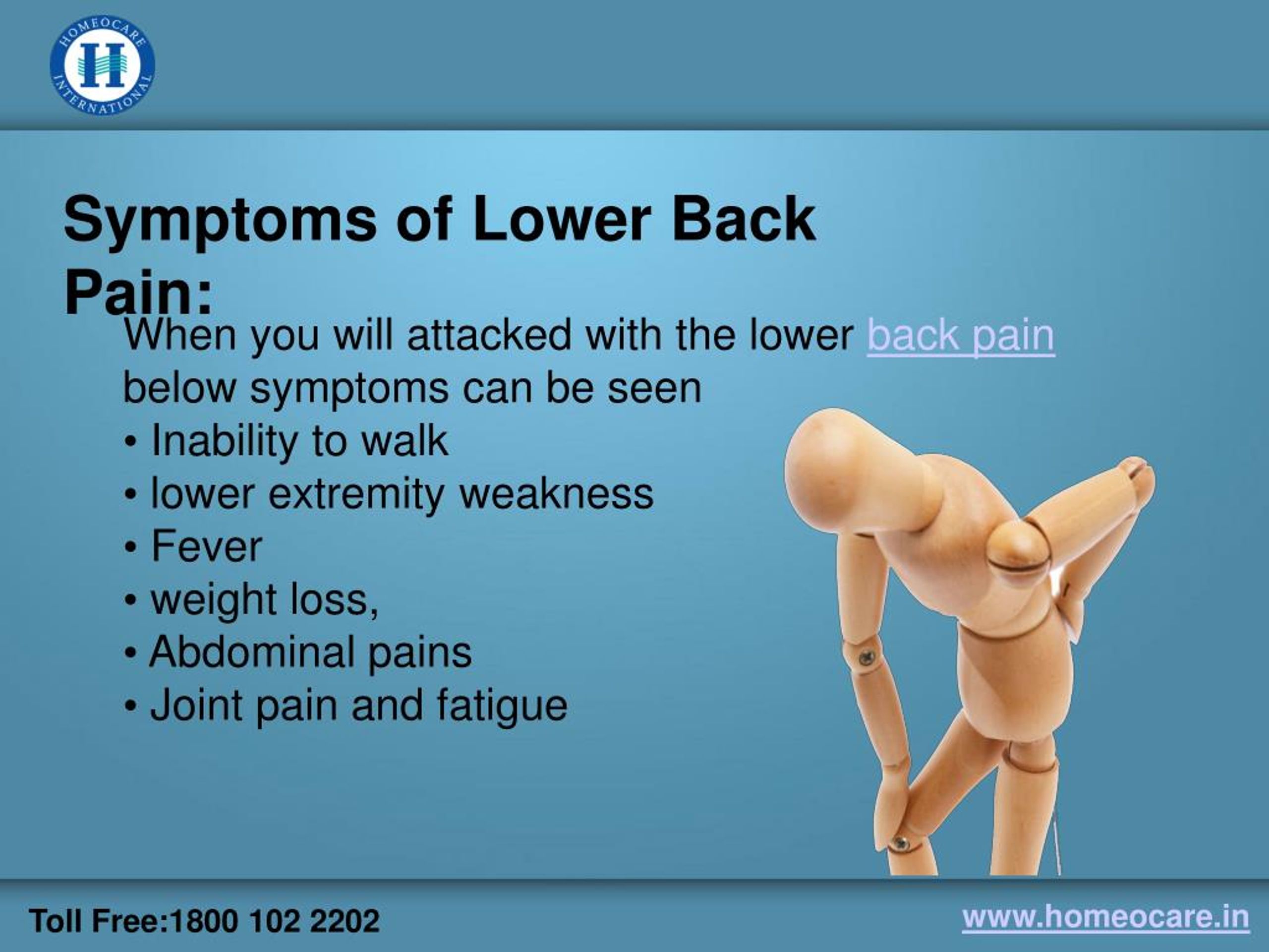 PPT Lower Back Pain Causes, Symptoms and Treatments PowerPoint