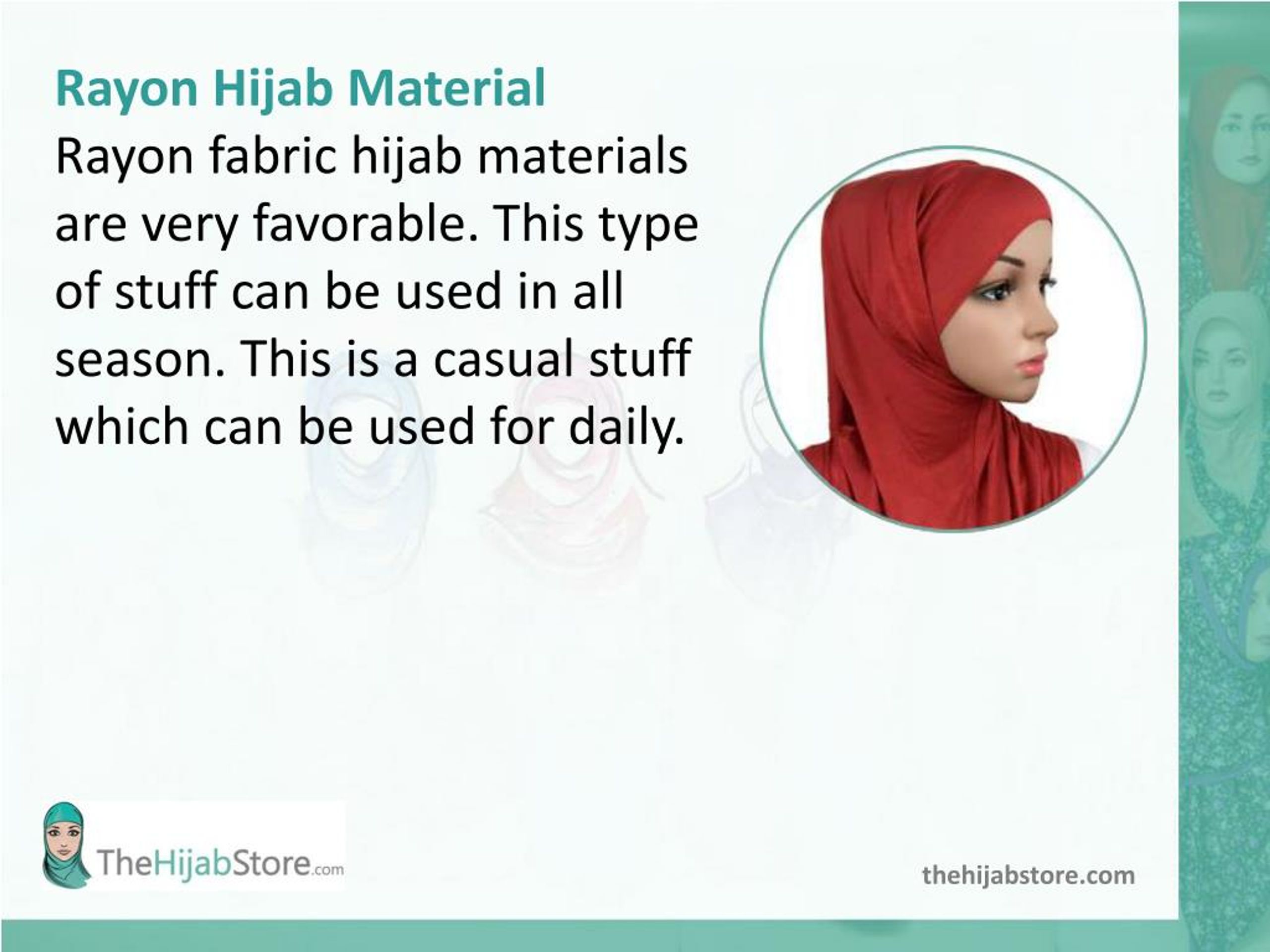 PPT Different Types of Hijab Fabrics Choose the Best! PowerPoint