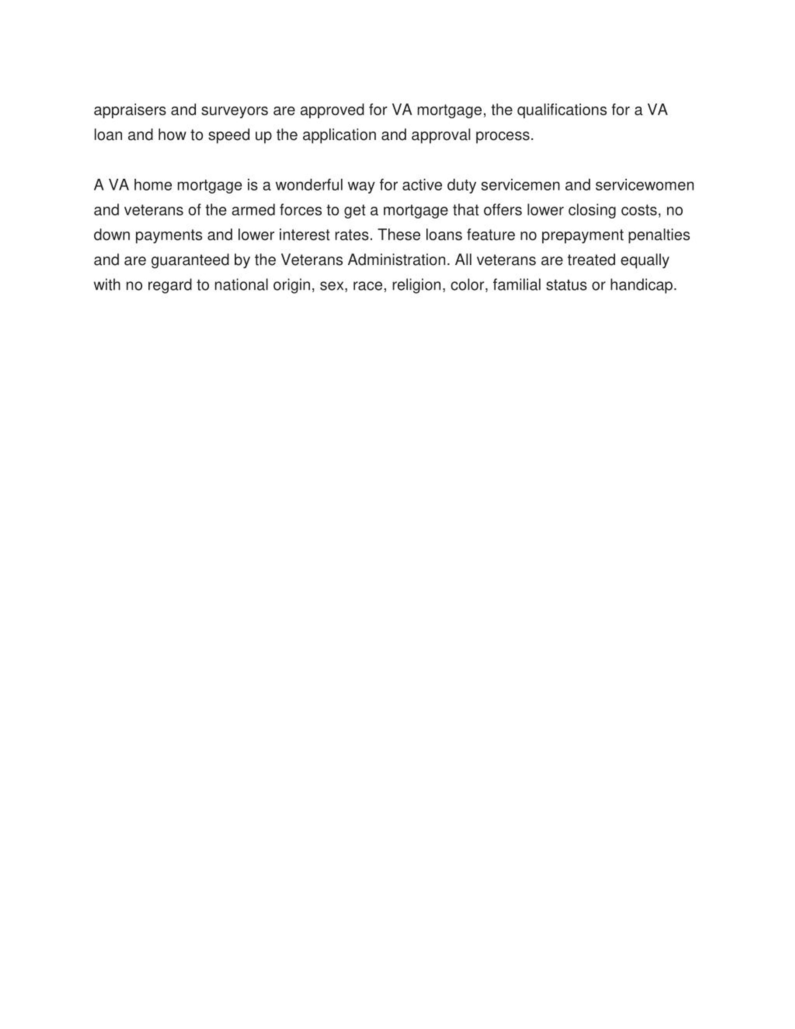 PPT A Consumer’s Guide to VA Home Mortgages PowerPoint Presentation