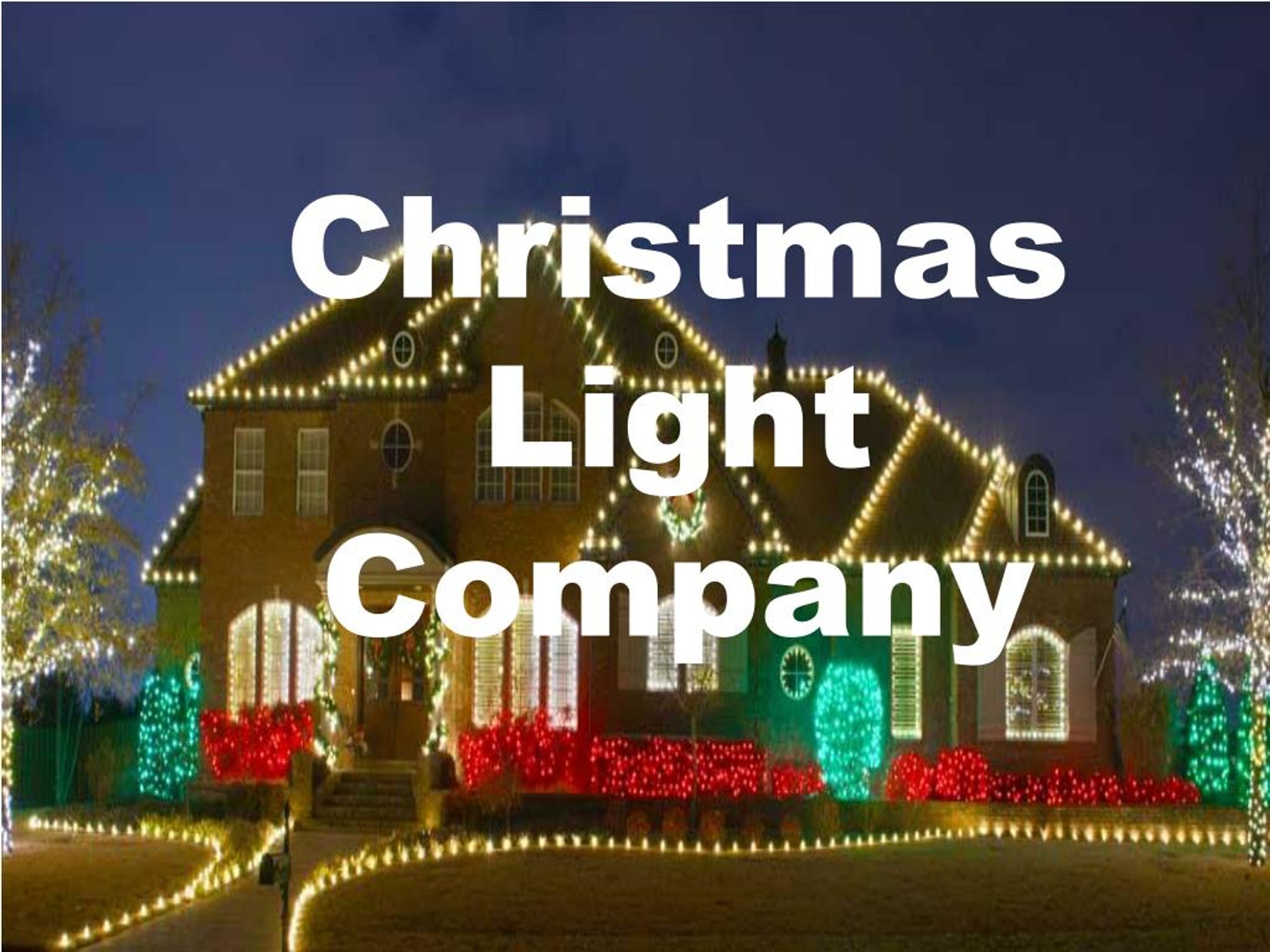 PPT Get About Christmas Light Company PowerPoint Presentation, free