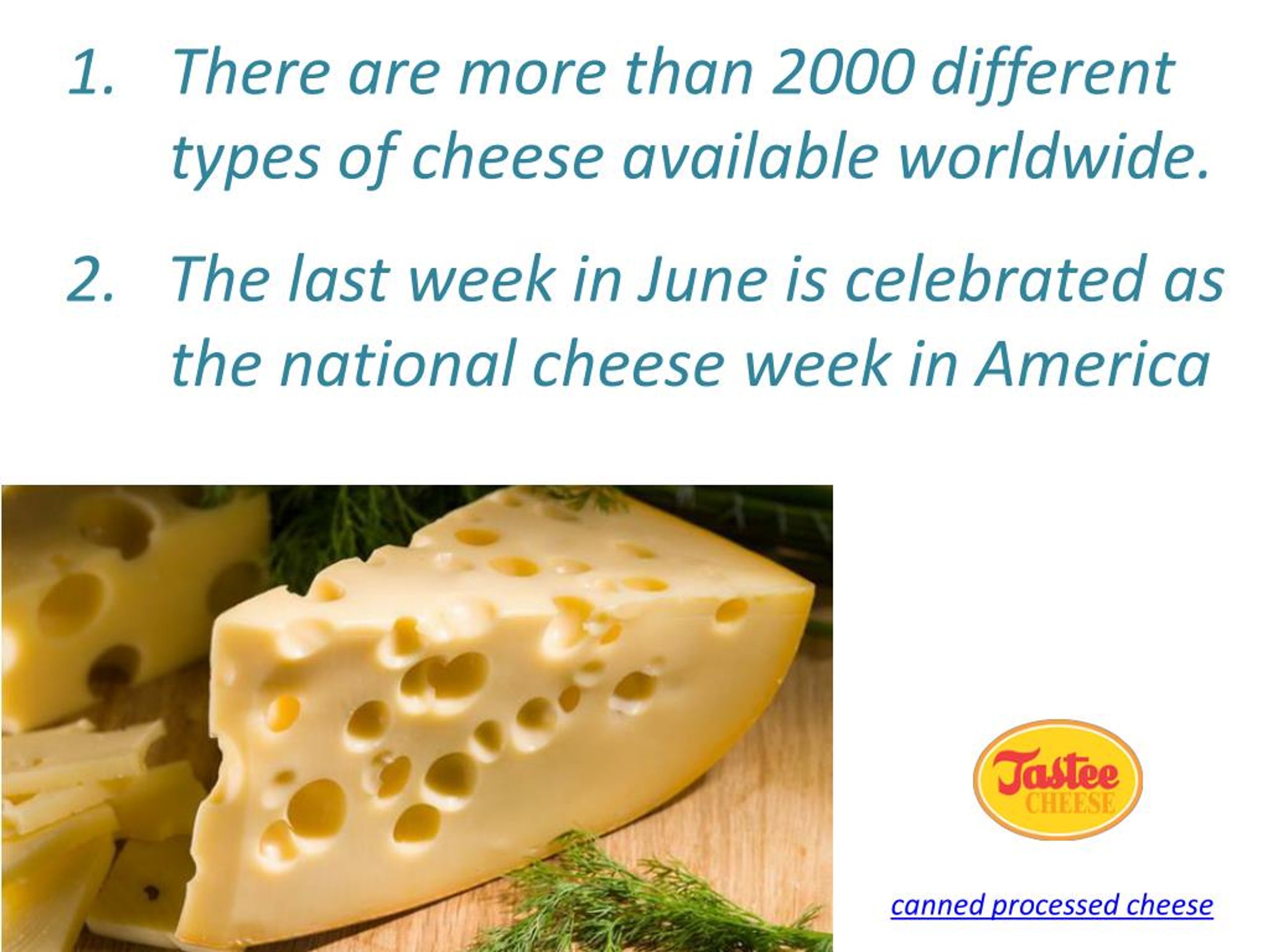 PPT 10 Interesting Facts About Cheese PowerPoint Presentation, free