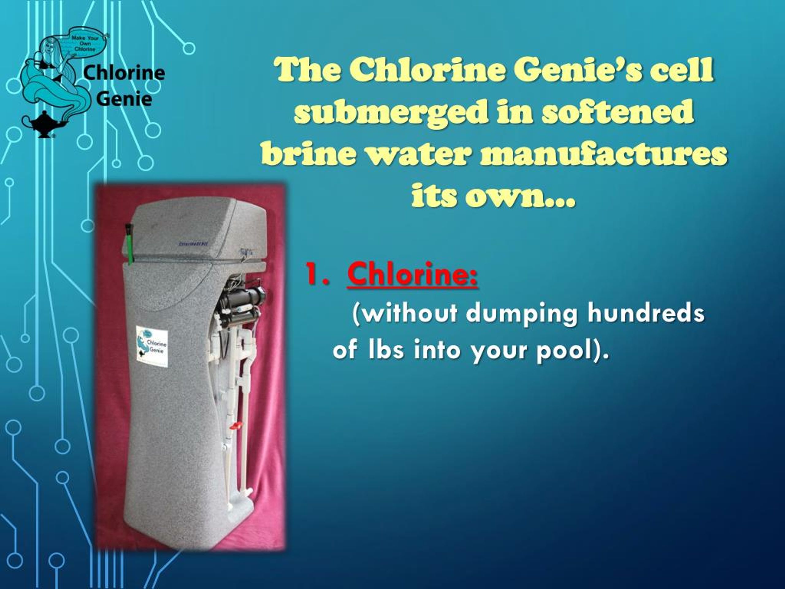 PPT Chlorinator Technology by Chlorine Genie Inc. PowerPoint