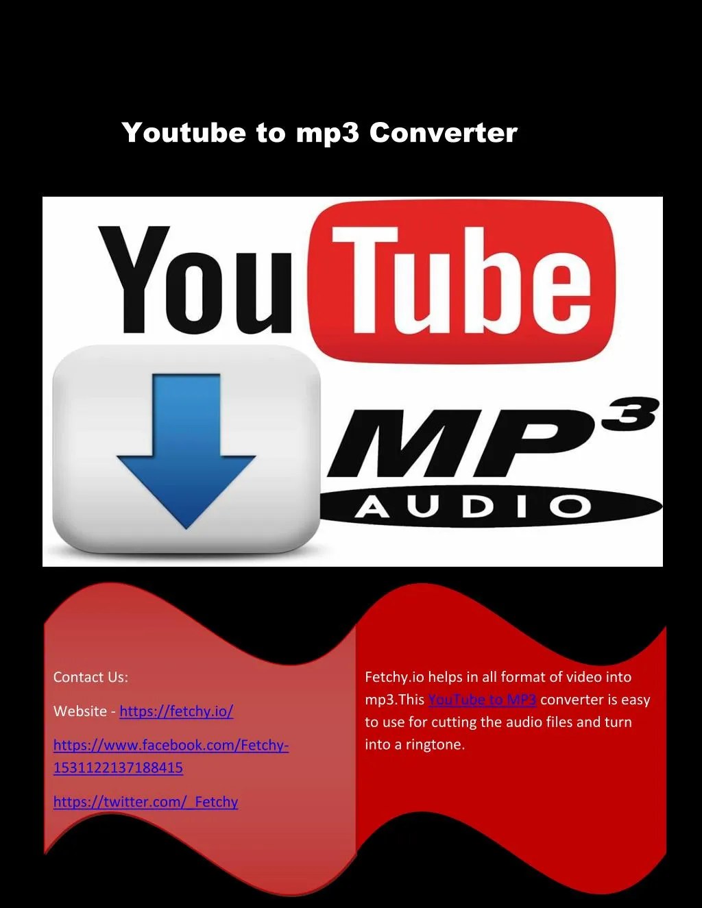 PPT Convert YouTube to MP3 PowerPoint Presentation, free download