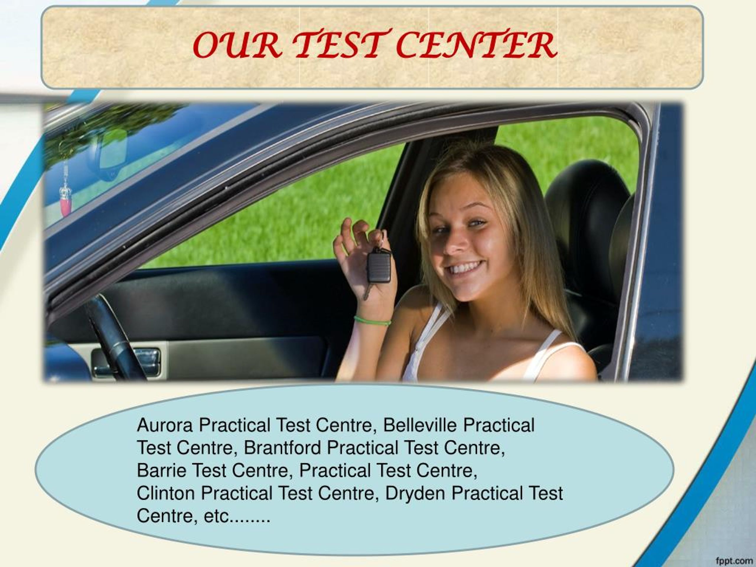 PPT BOOKING YOUR ROAD TEST ONLINE PowerPoint Presentation, free